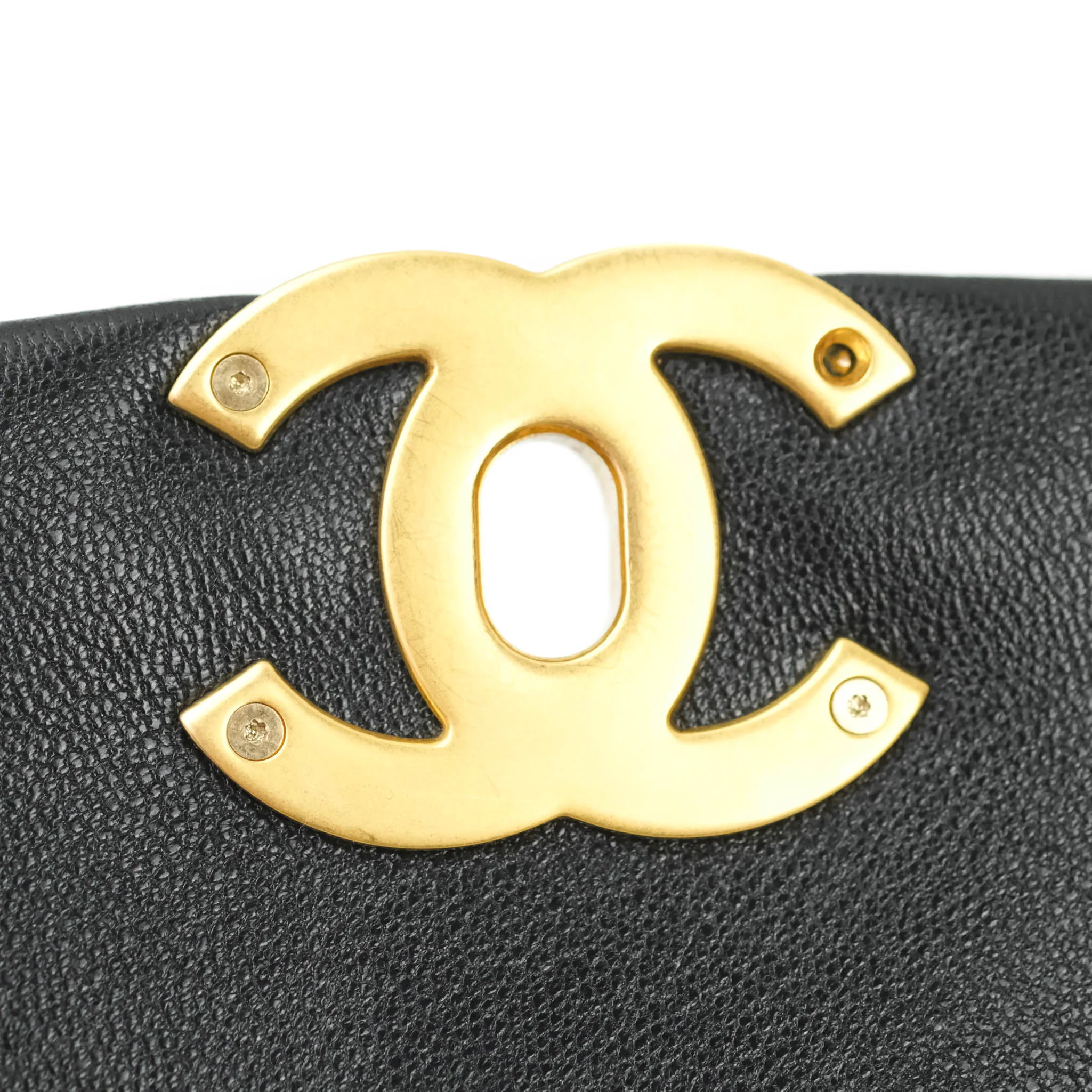 Chanel 19 Small Black Goatskin Mixed Hardware