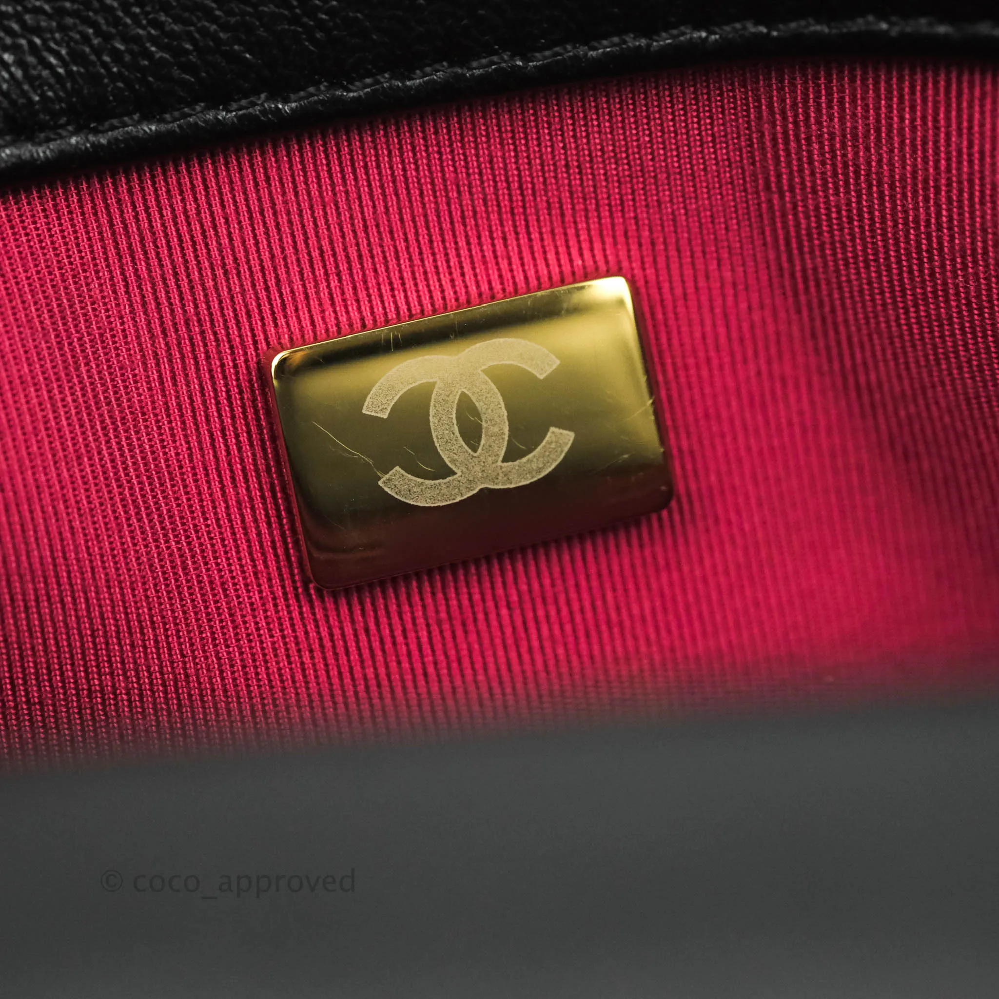 Chanel 19 Small Black Lambskin Mixed Hardware