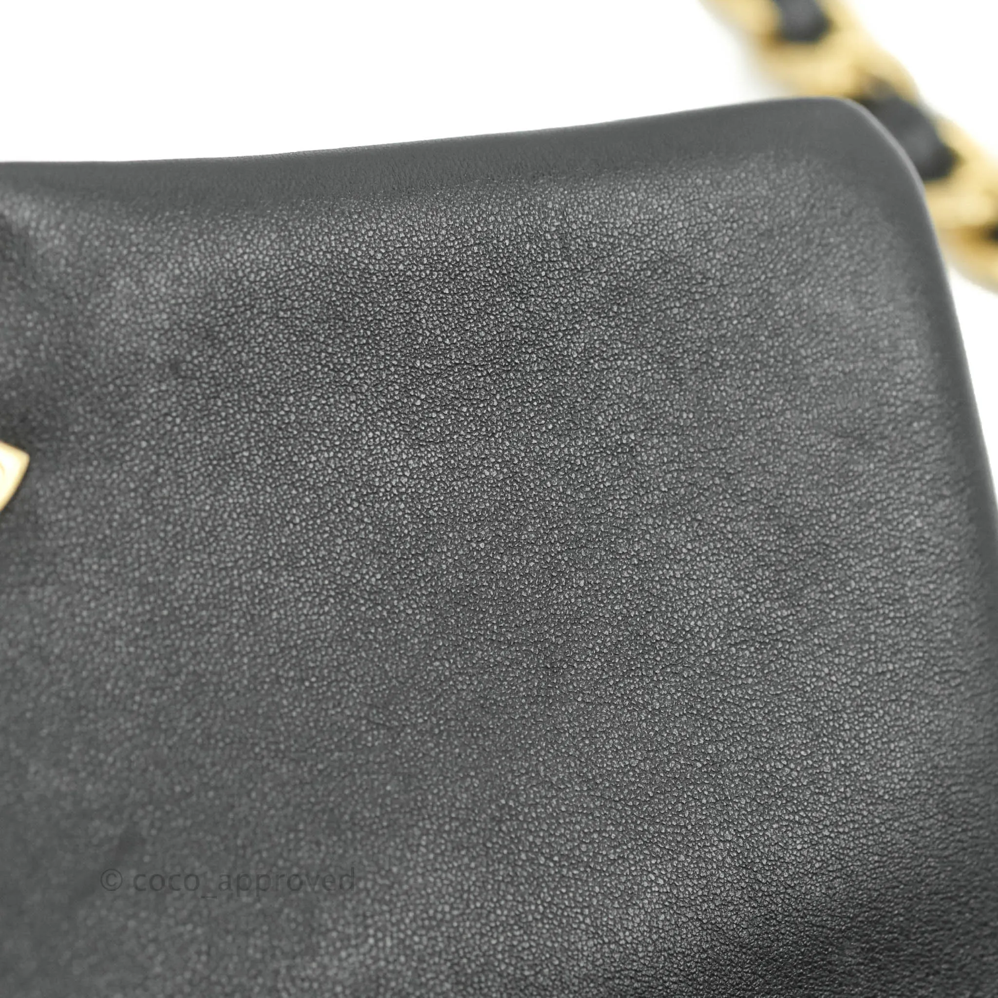 Chanel 19 Small Black Lambskin Mixed Hardware