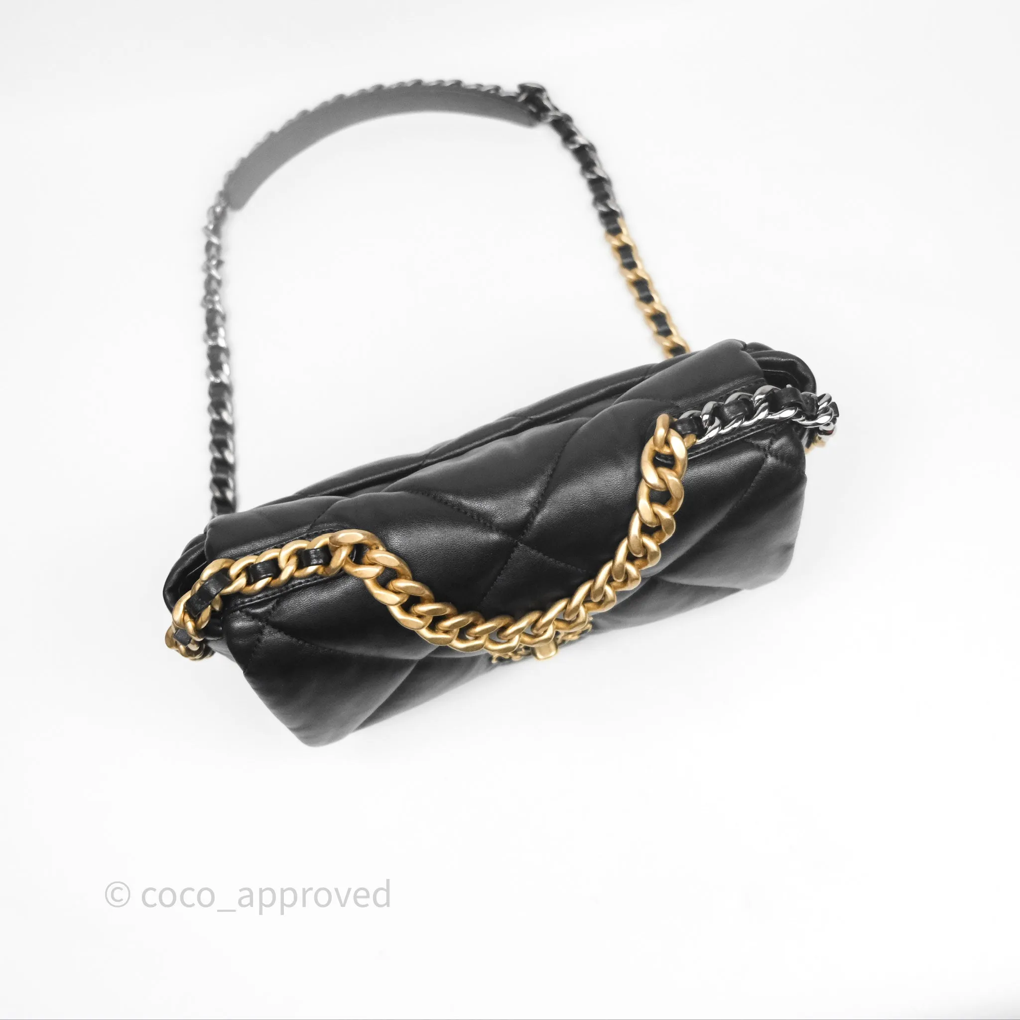 Chanel 19 Small Black Mixed Hardware