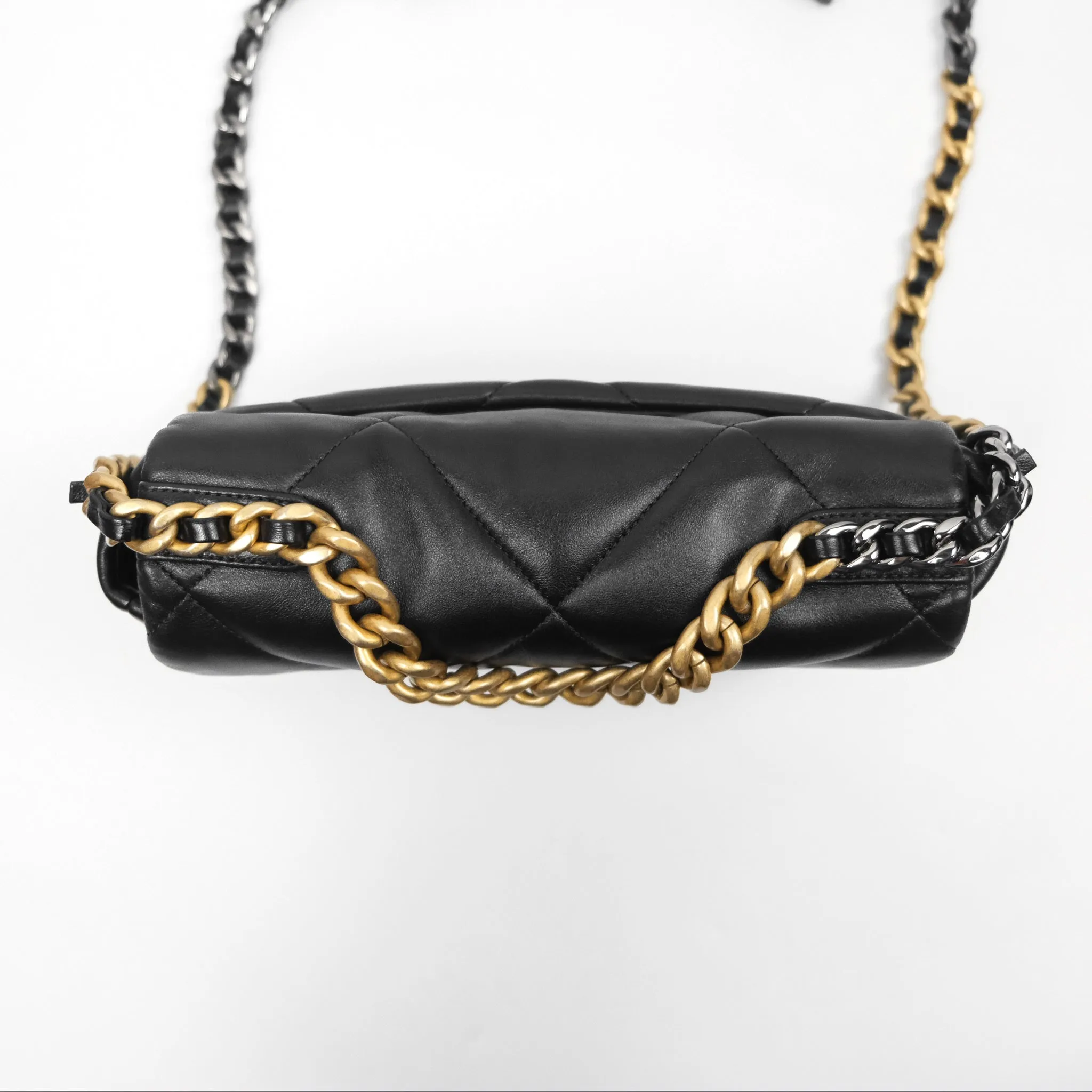 Chanel 19 Small Black Mixed Hardware