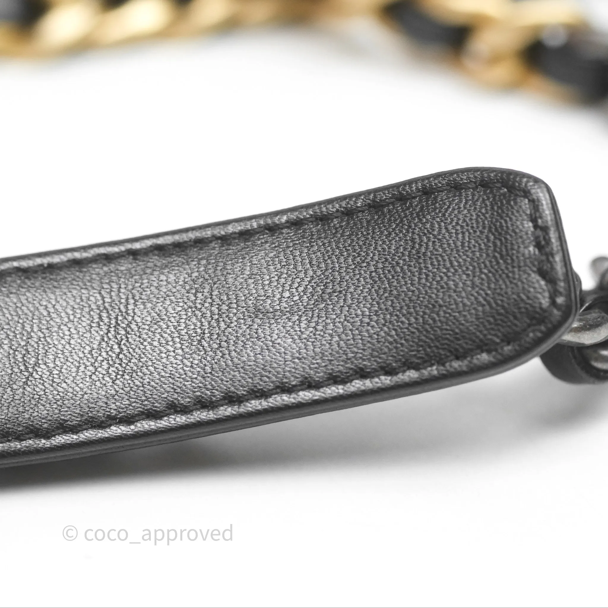 Chanel 19 Small Black Mixed Hardware