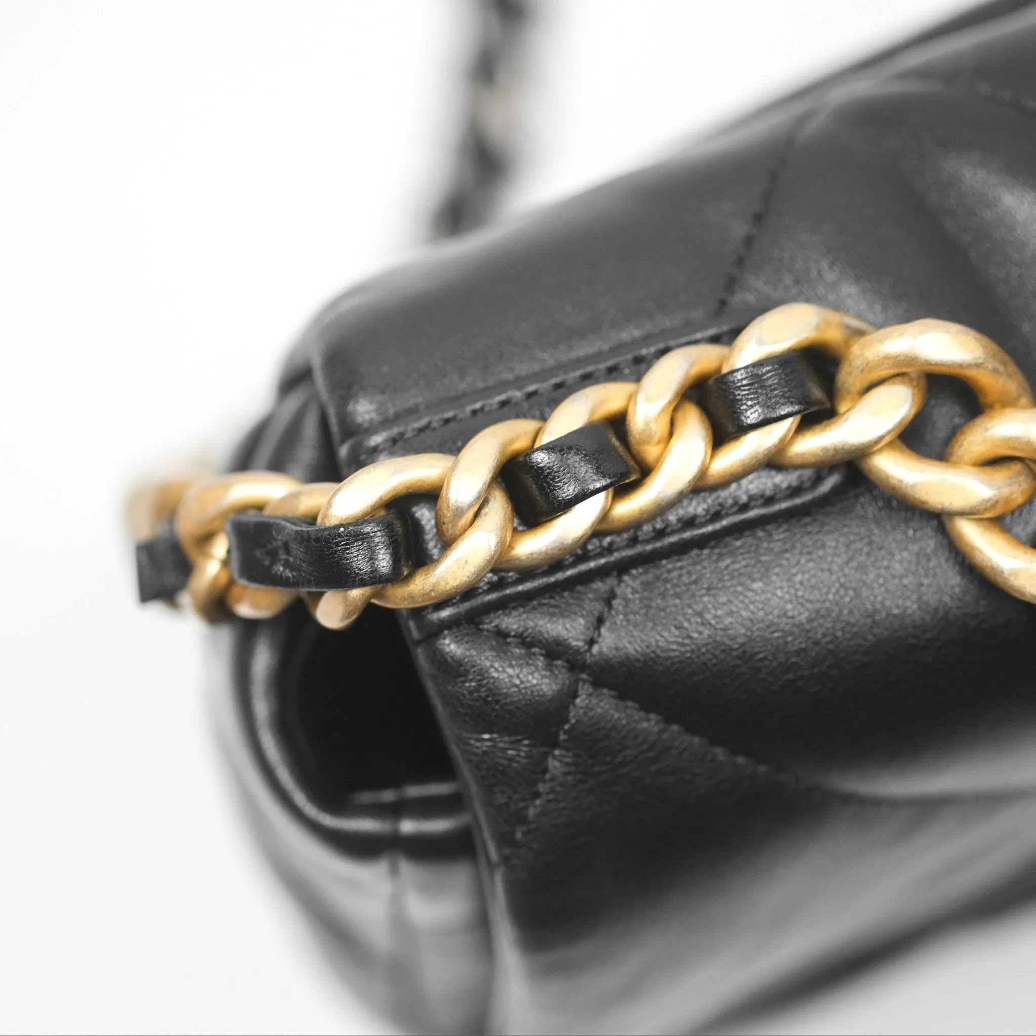 Chanel 19 Small Black Mixed Hardware