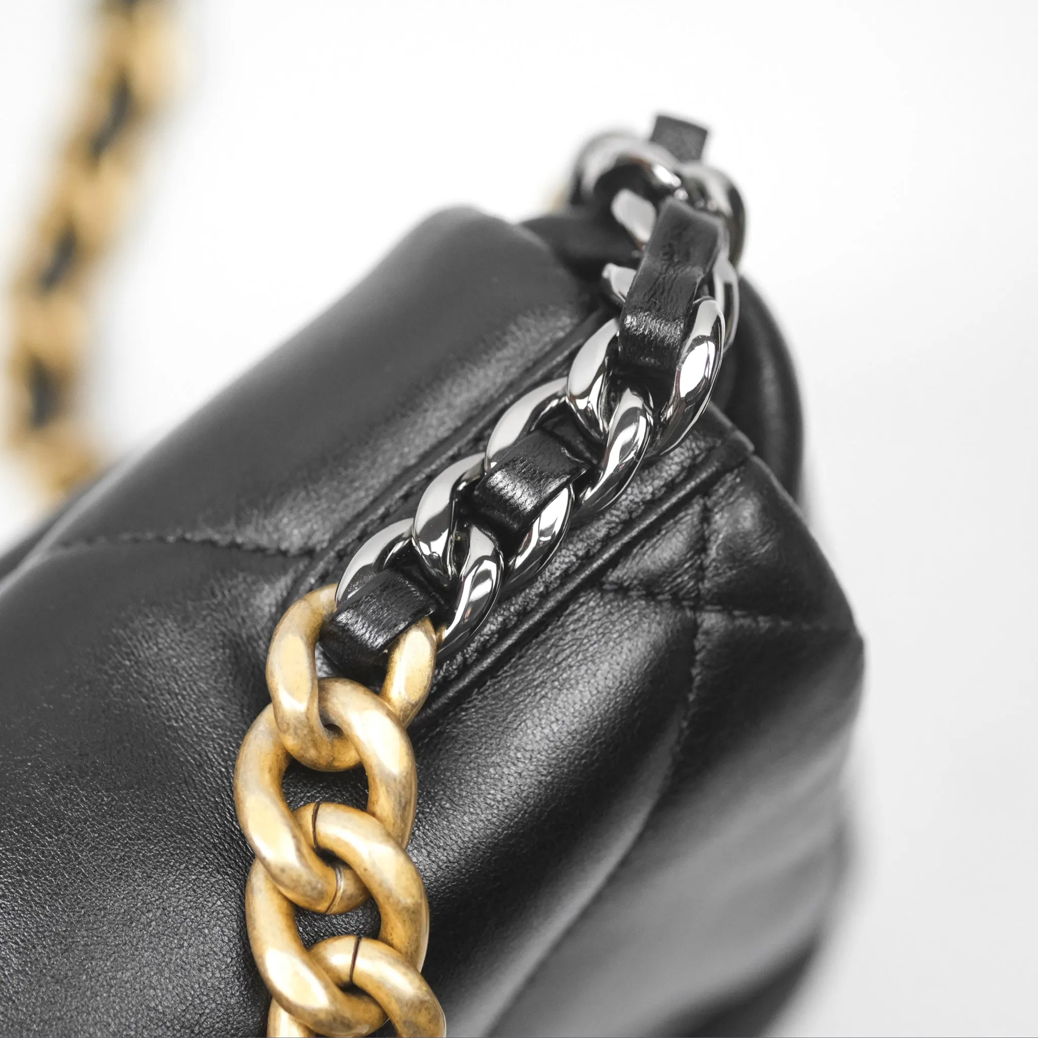 Chanel 19 Small Black Mixed Hardware