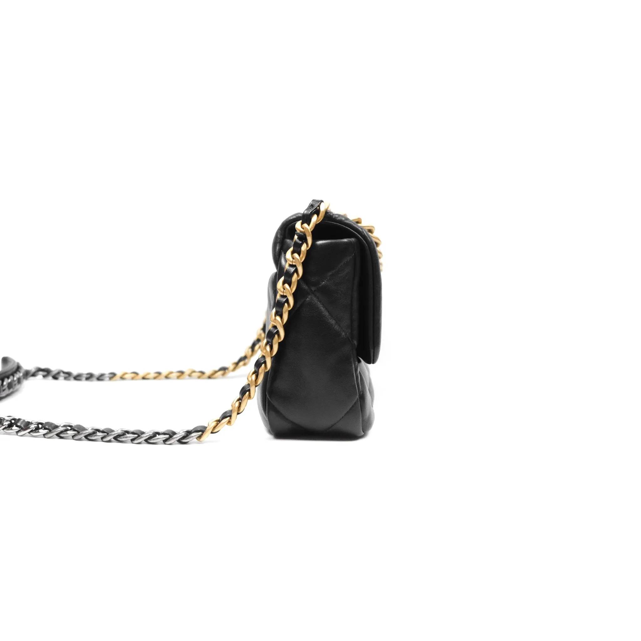Chanel 19 Small Black Mixed Hardware