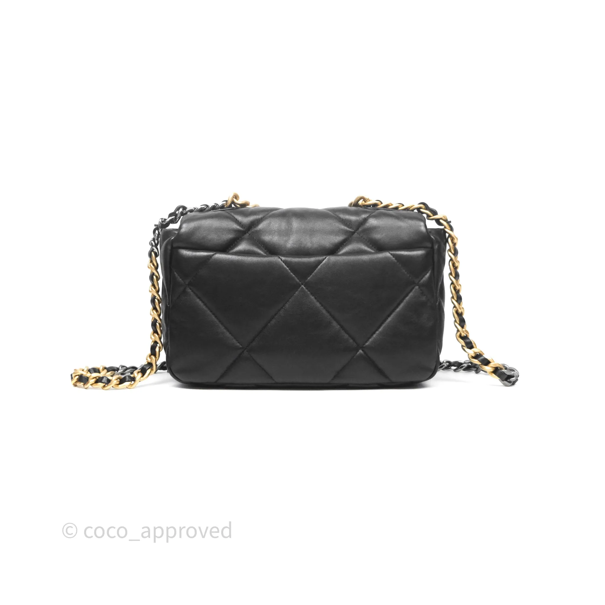 Chanel 19 Small Black Mixed Hardware