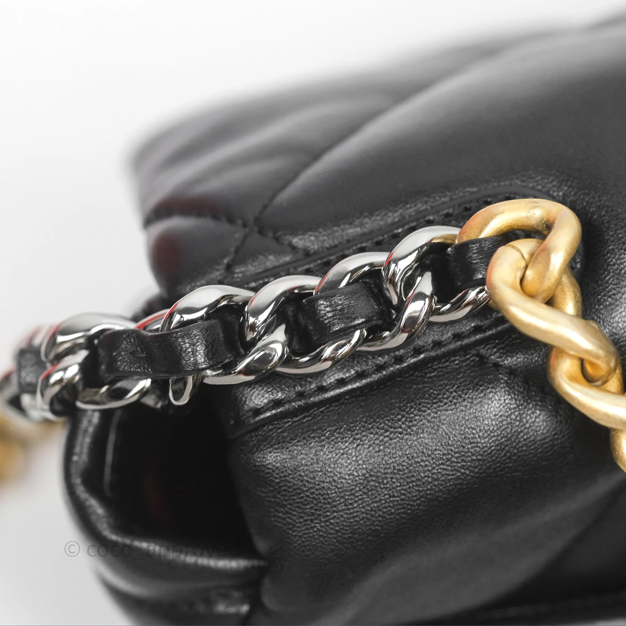 Chanel 19 Small Black Mixed Hardware