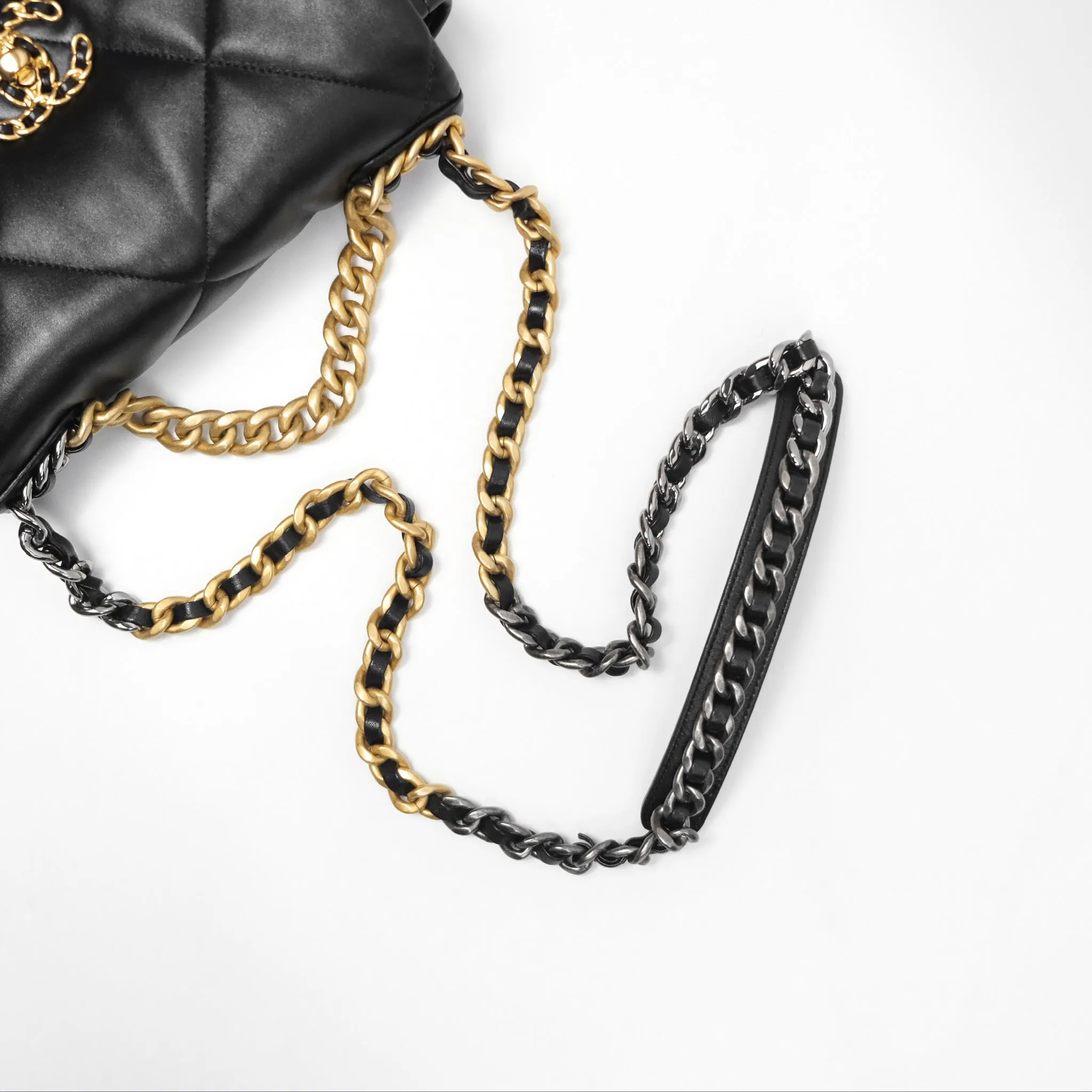 Chanel 19 Small Black Mixed Hardware