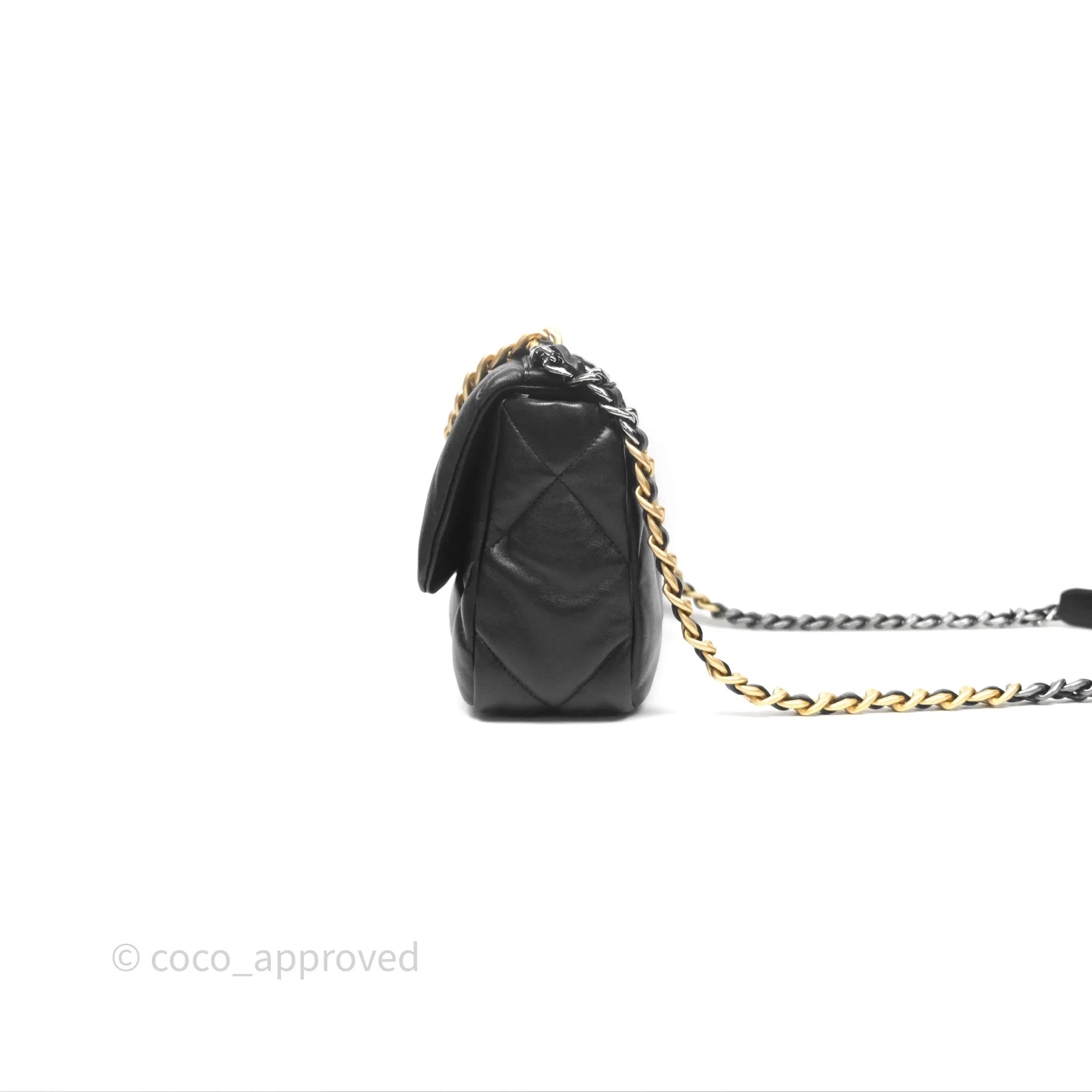 Chanel 19 Small Black Mixed Hardware