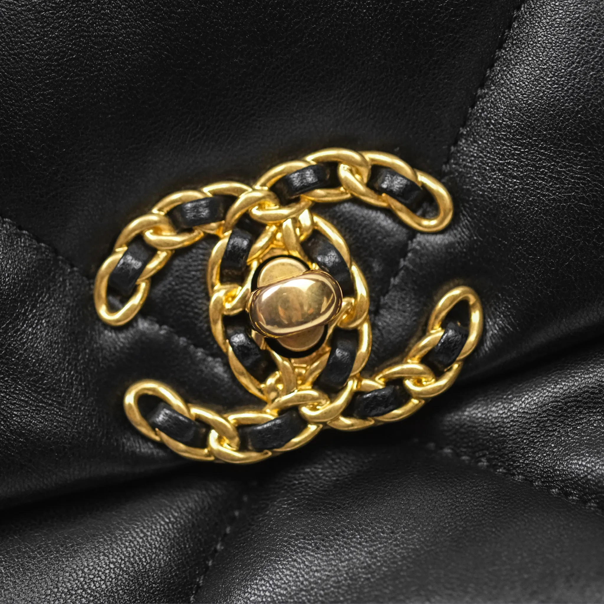 Chanel 19 Small Black Mixed Hardware