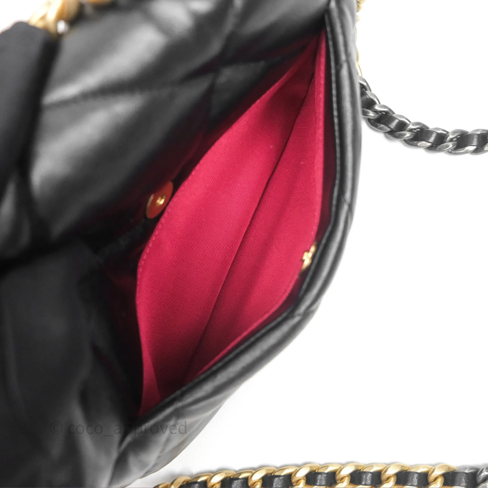 Chanel 19 Small Black Mixed Hardware