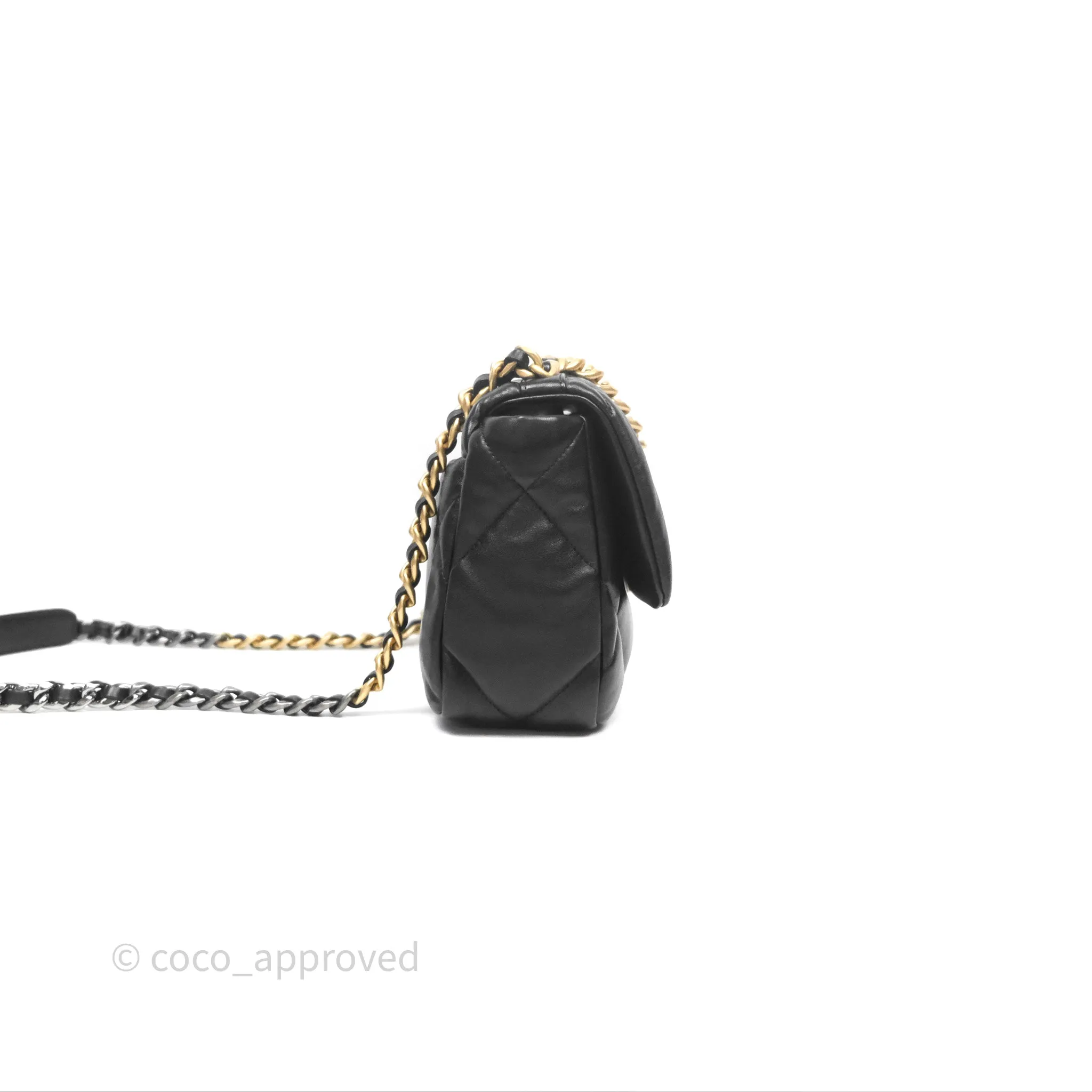 Chanel 19 Small Black Mixed Hardware