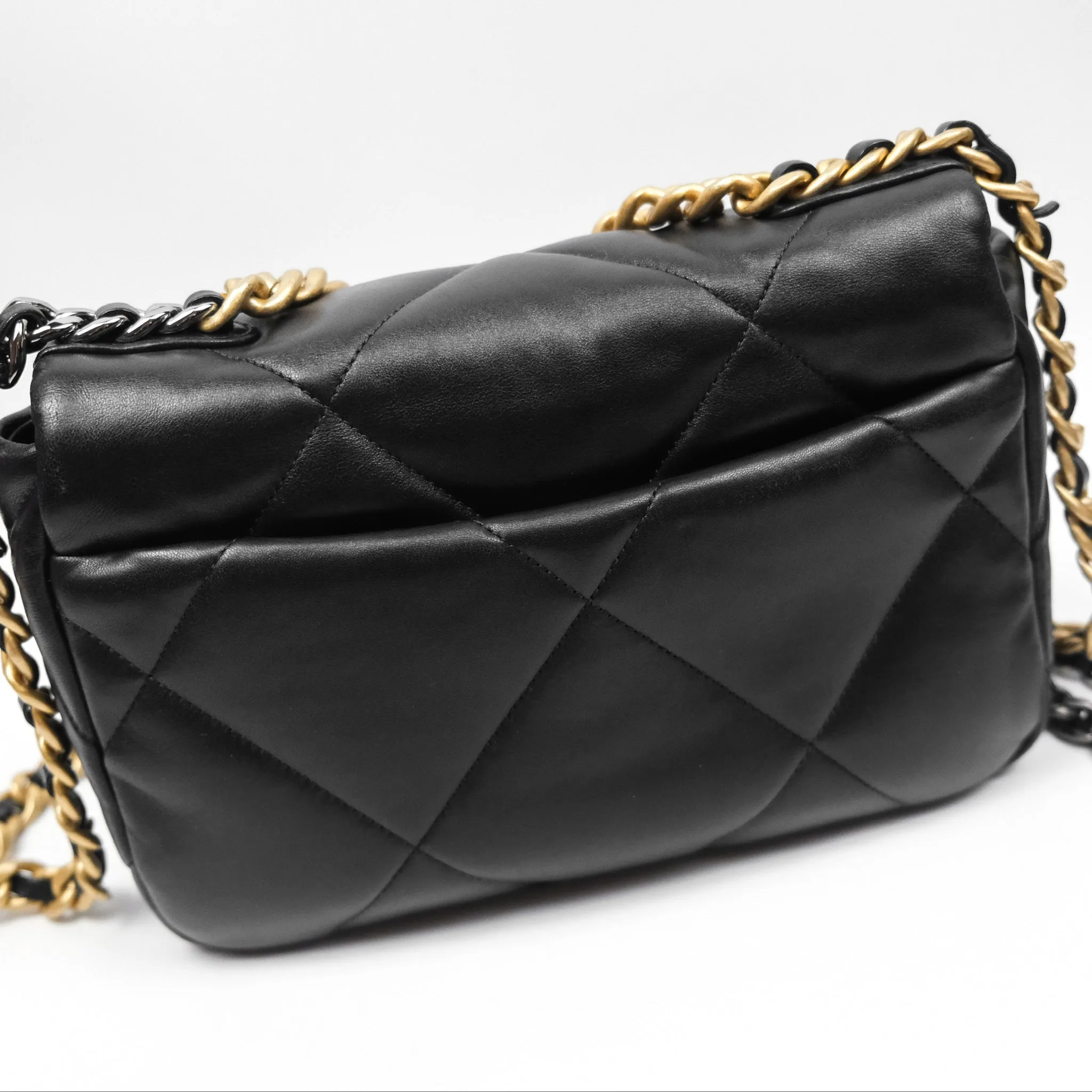 Chanel 19 Small Black Mixed Hardware