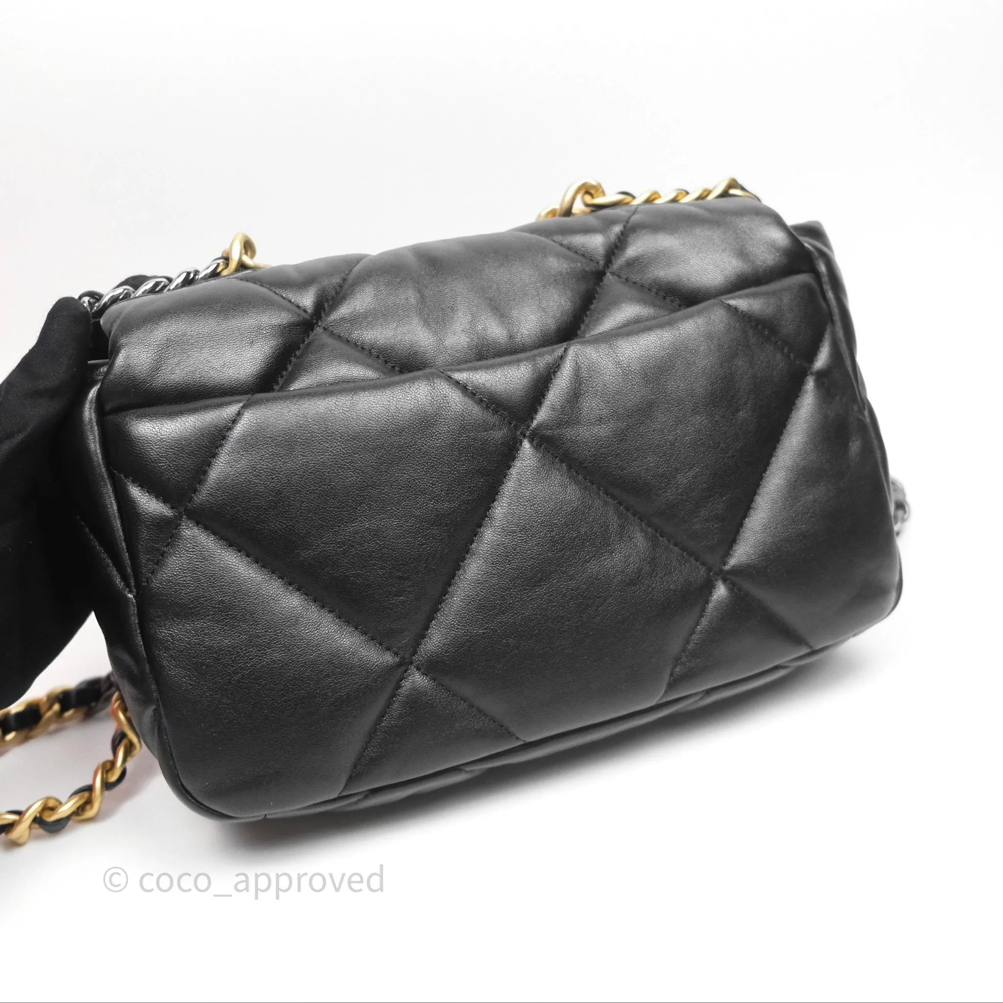 Chanel 19 Small Black Mixed Hardware