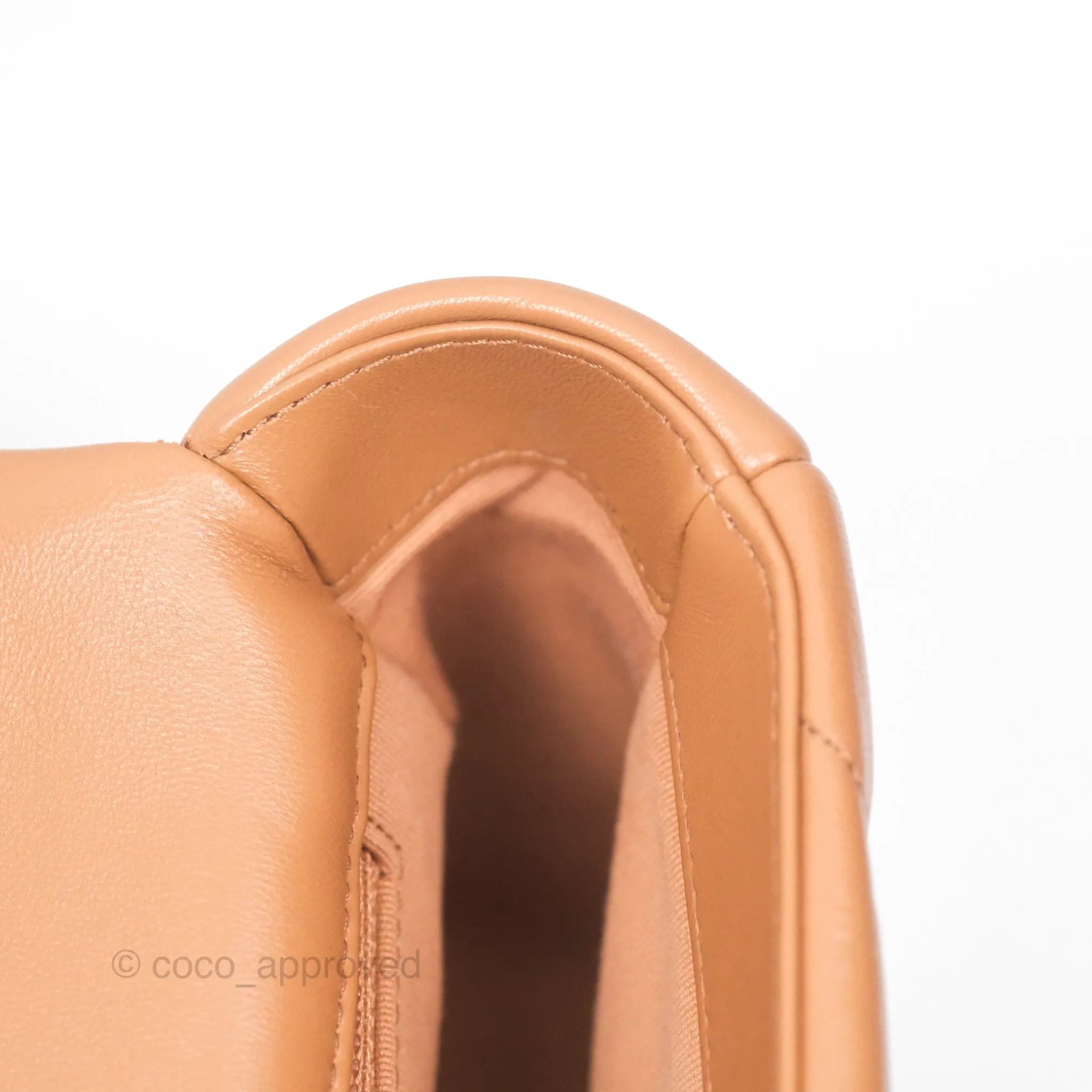 Chanel 19 Small Caramel Brown Mixed Hardware 21A