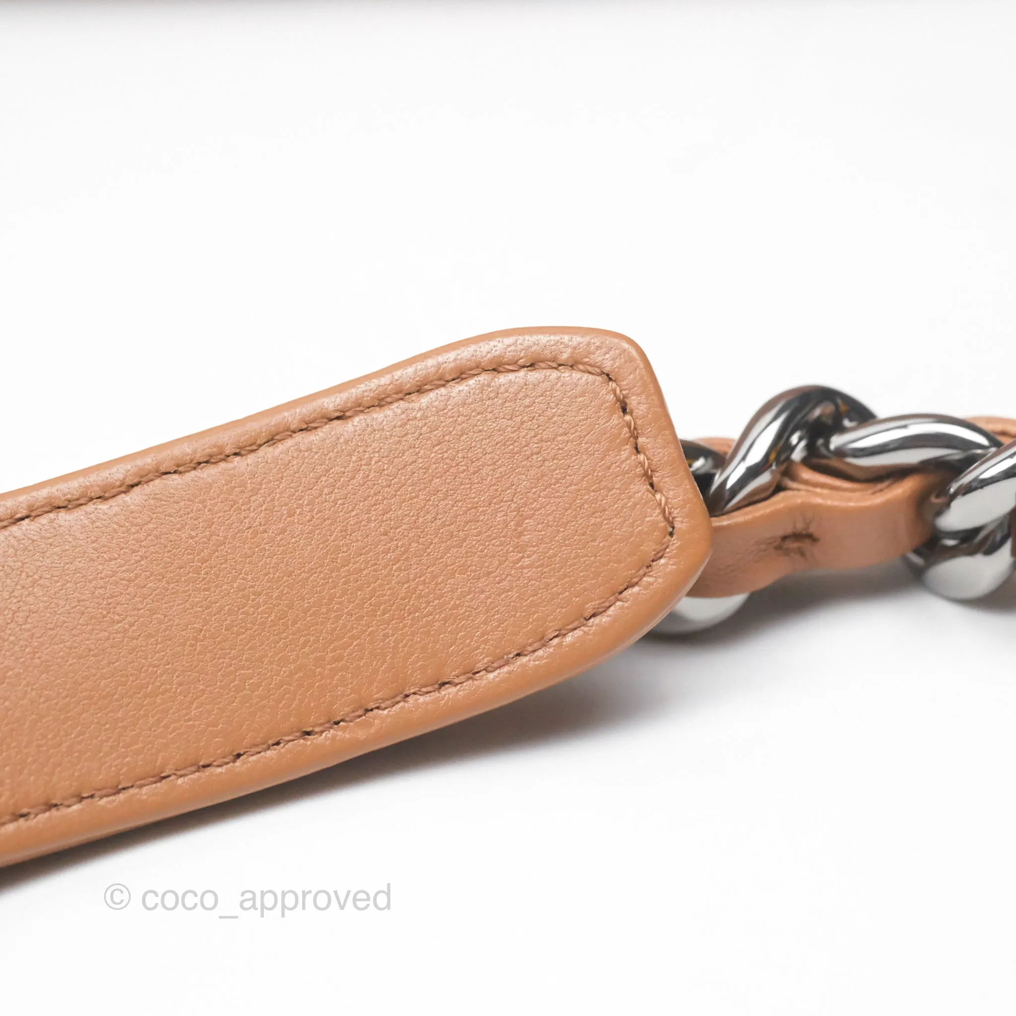 Chanel 19 Small Caramel Brown Mixed Hardware 21A