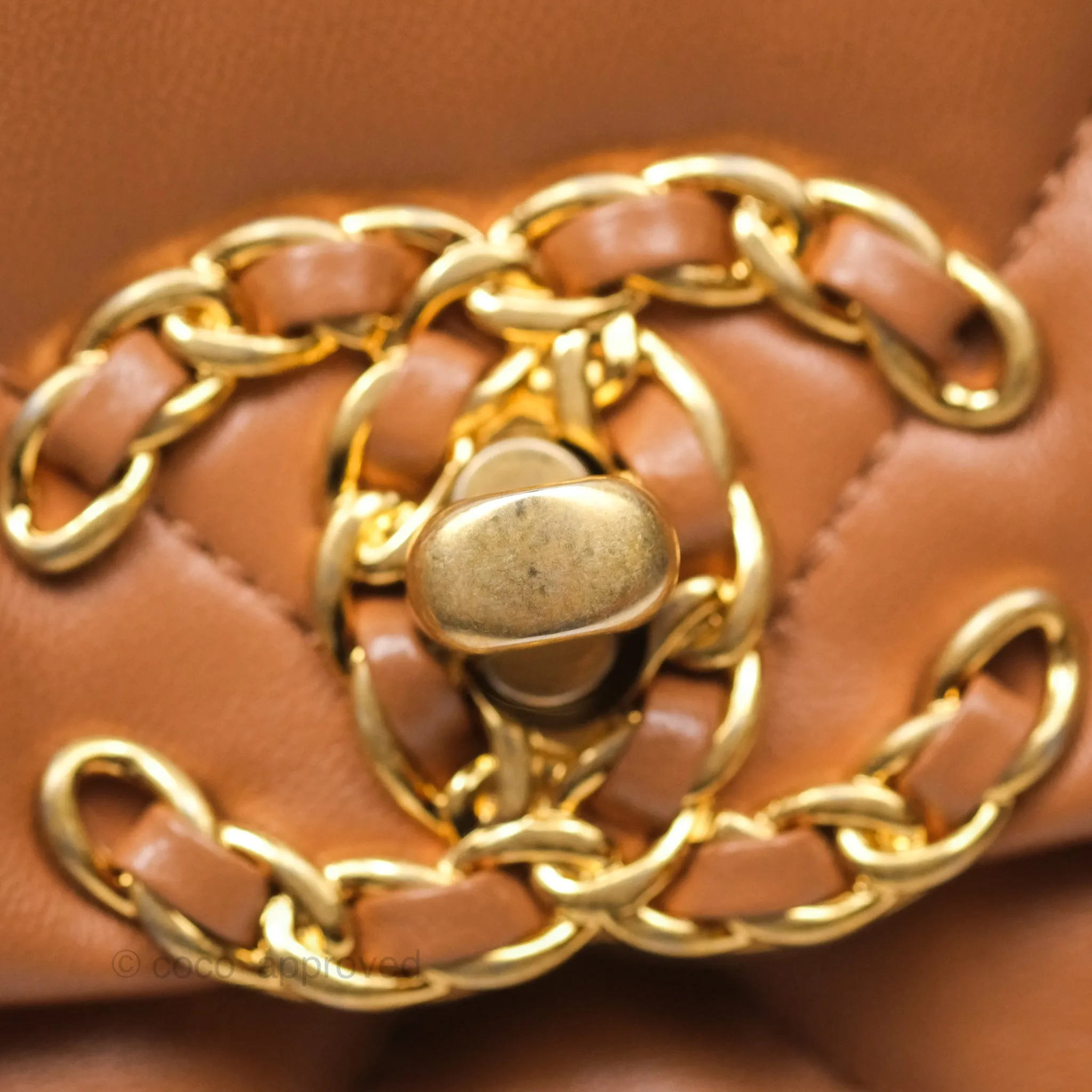Chanel 19 Small Caramel Brown Mixed Hardware 21A