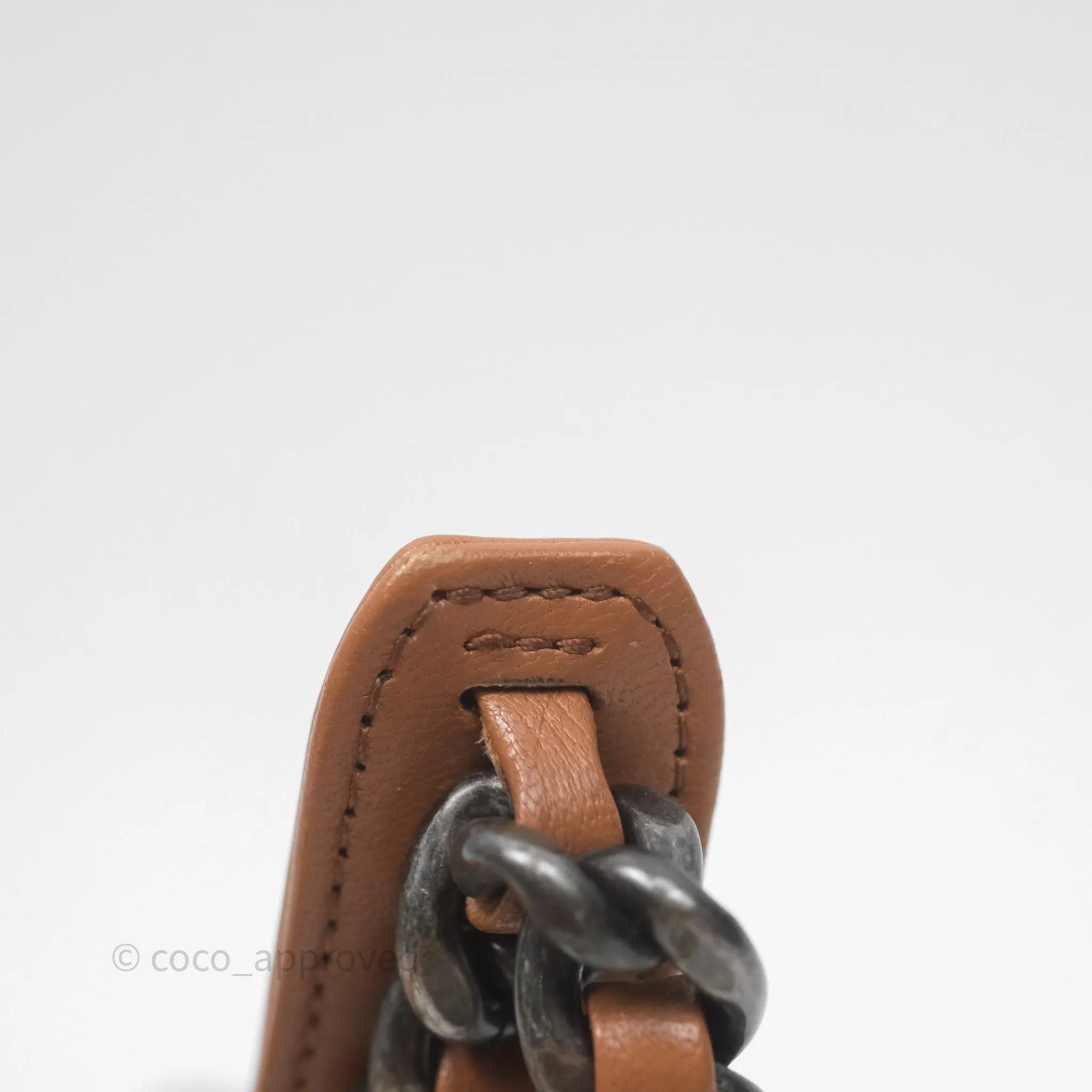 Chanel 19 Small Caramel Dark Beige Brown Mixed Hardware