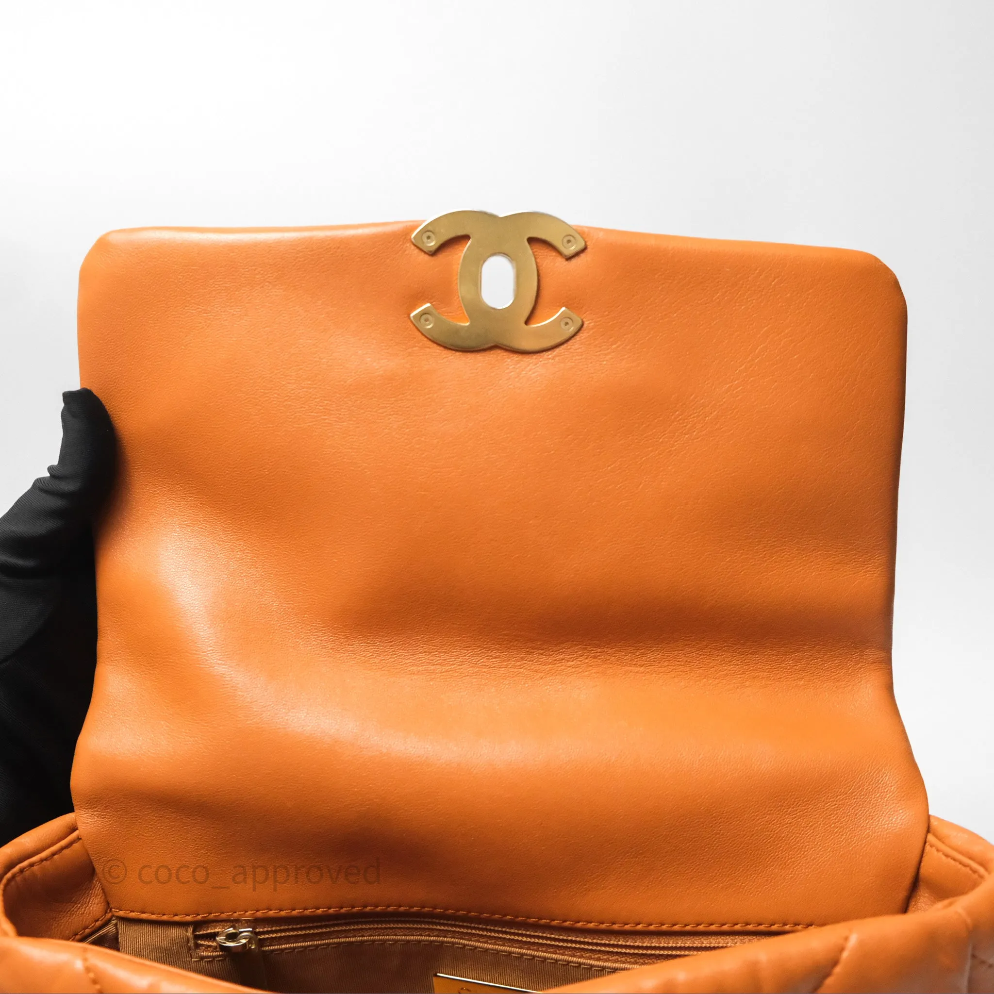 Chanel 19 Small Caramel Mixed Hardware