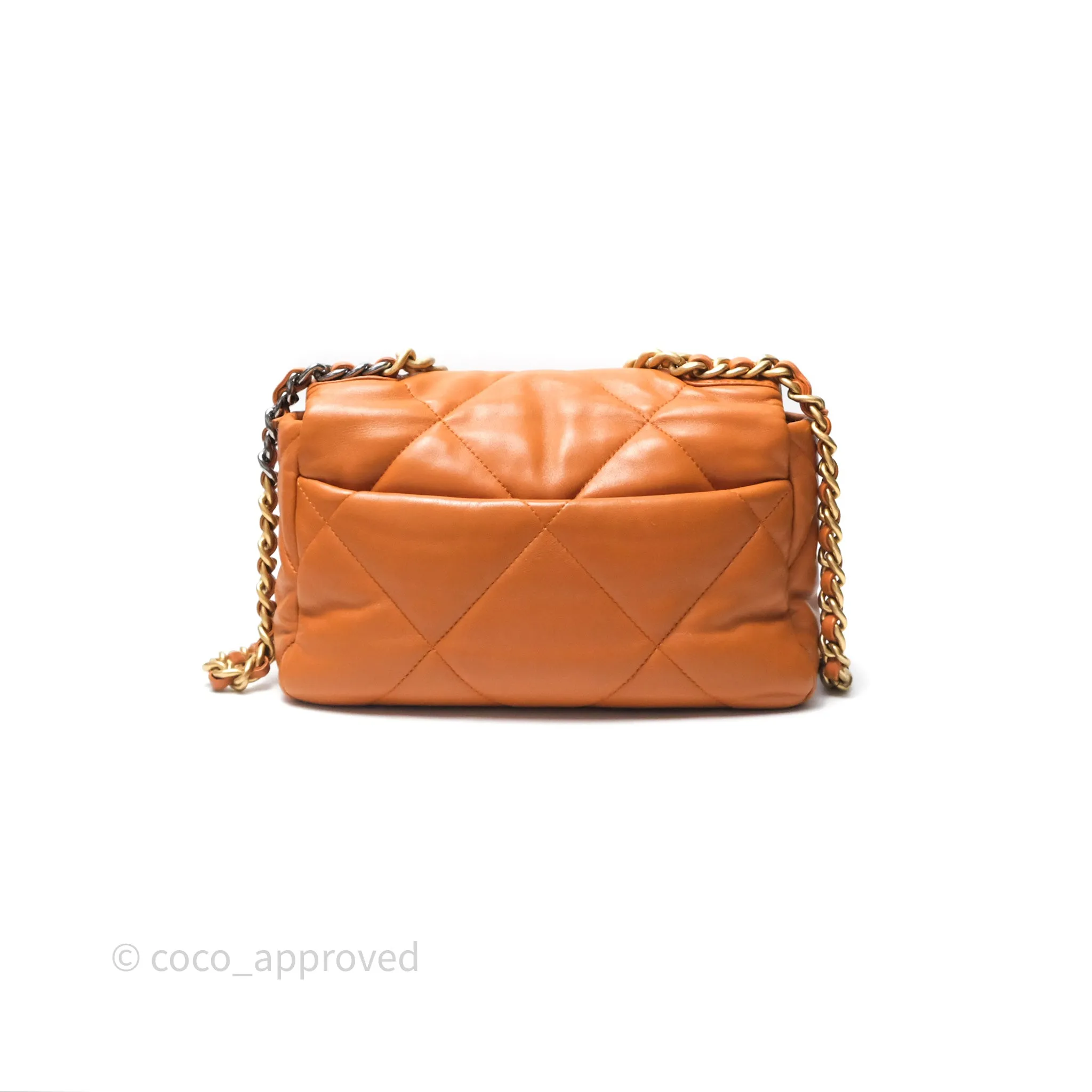 Chanel 19 Small Caramel Mixed Hardware