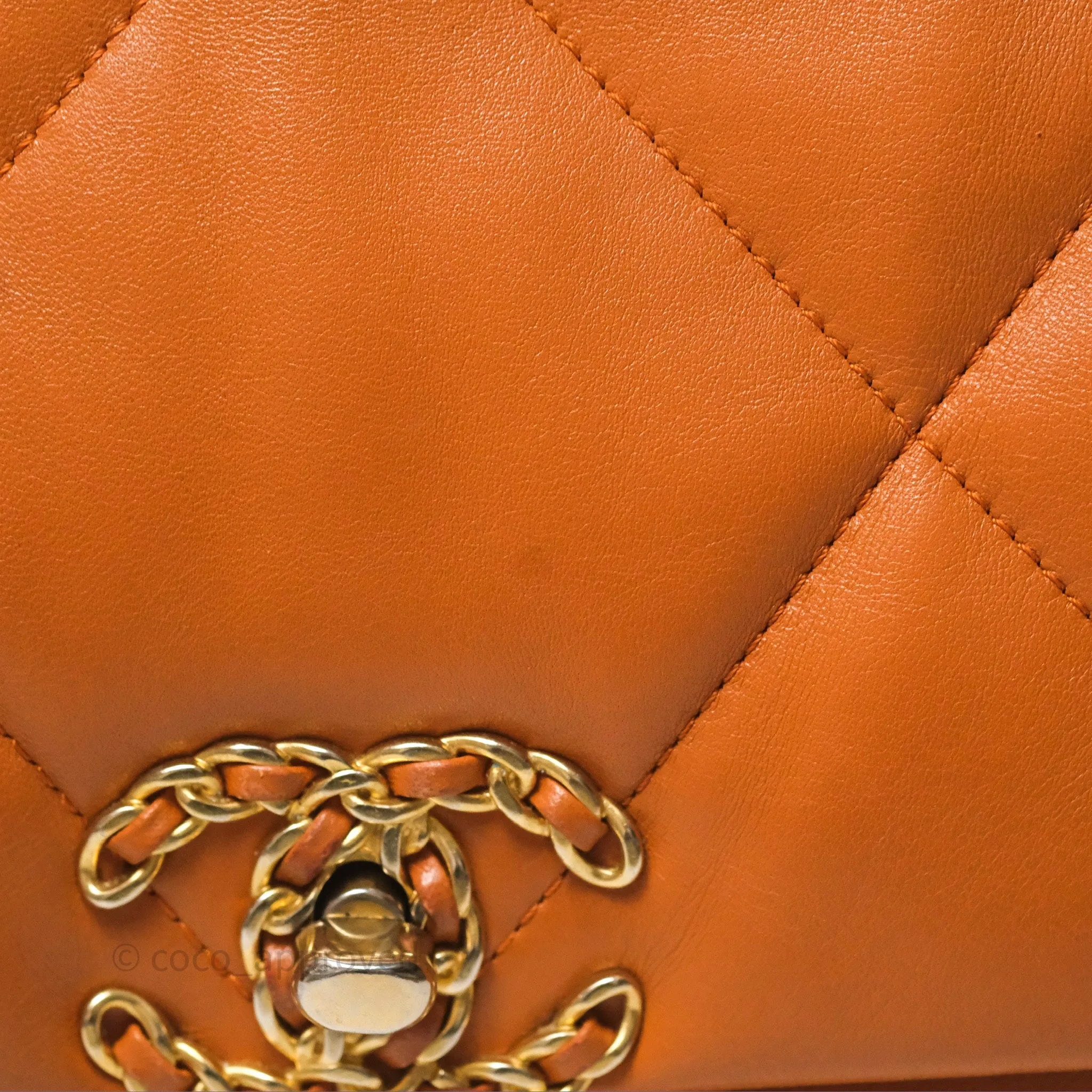 Chanel 19 Small Caramel Mixed Hardware