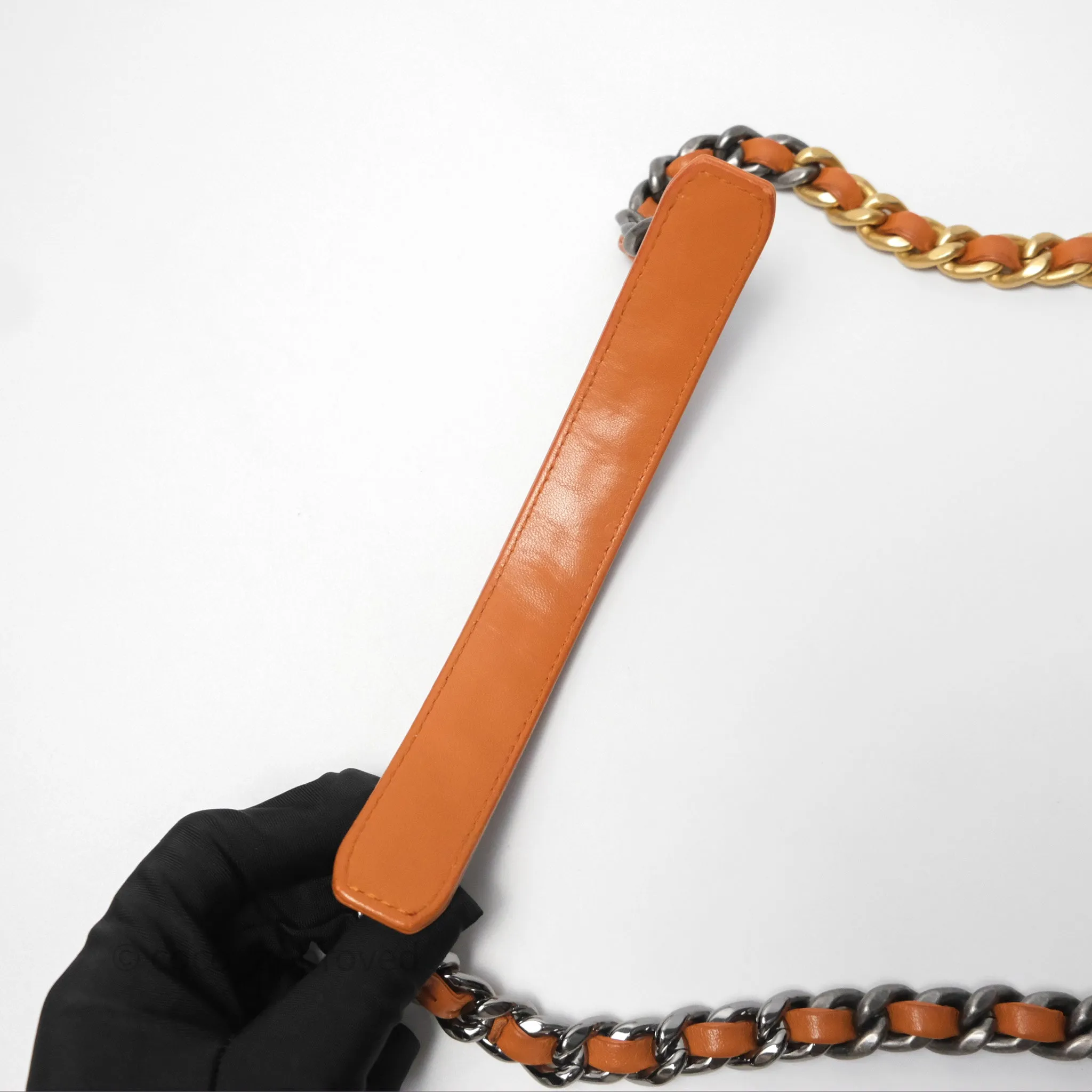 Chanel 19 Small Caramel Mixed Hardware