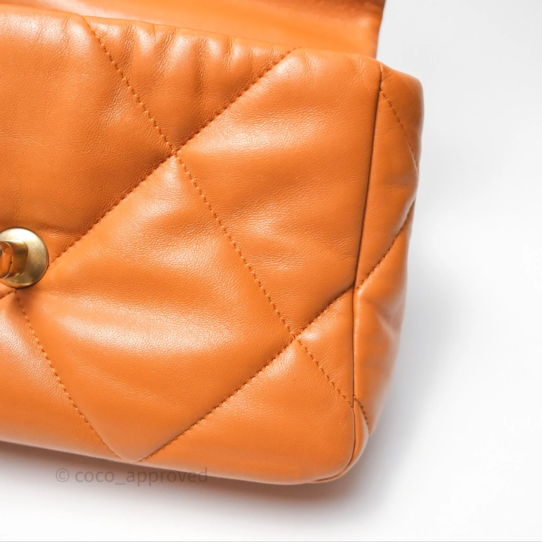 Chanel 19 Small Caramel Mixed Hardware