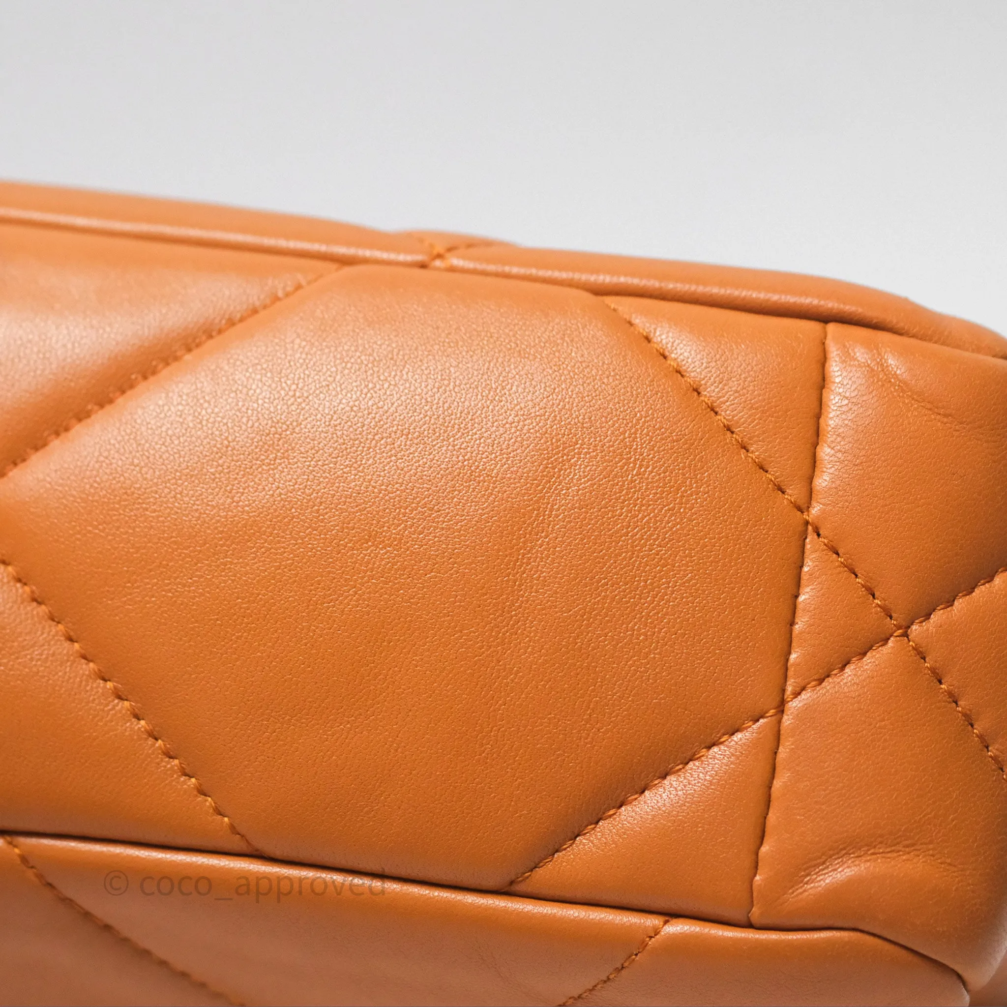 Chanel 19 Small Caramel Mixed Hardware