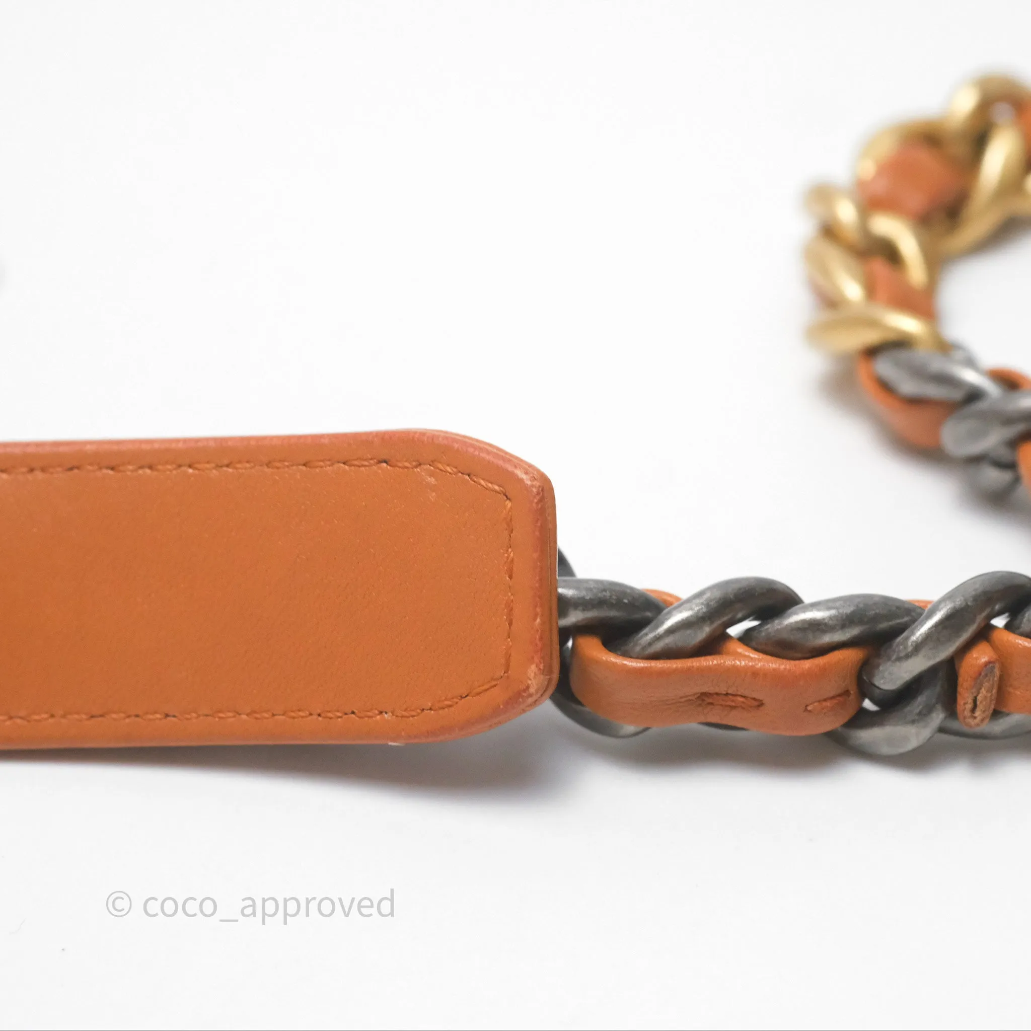 Chanel 19 Small Caramel Mixed Hardware