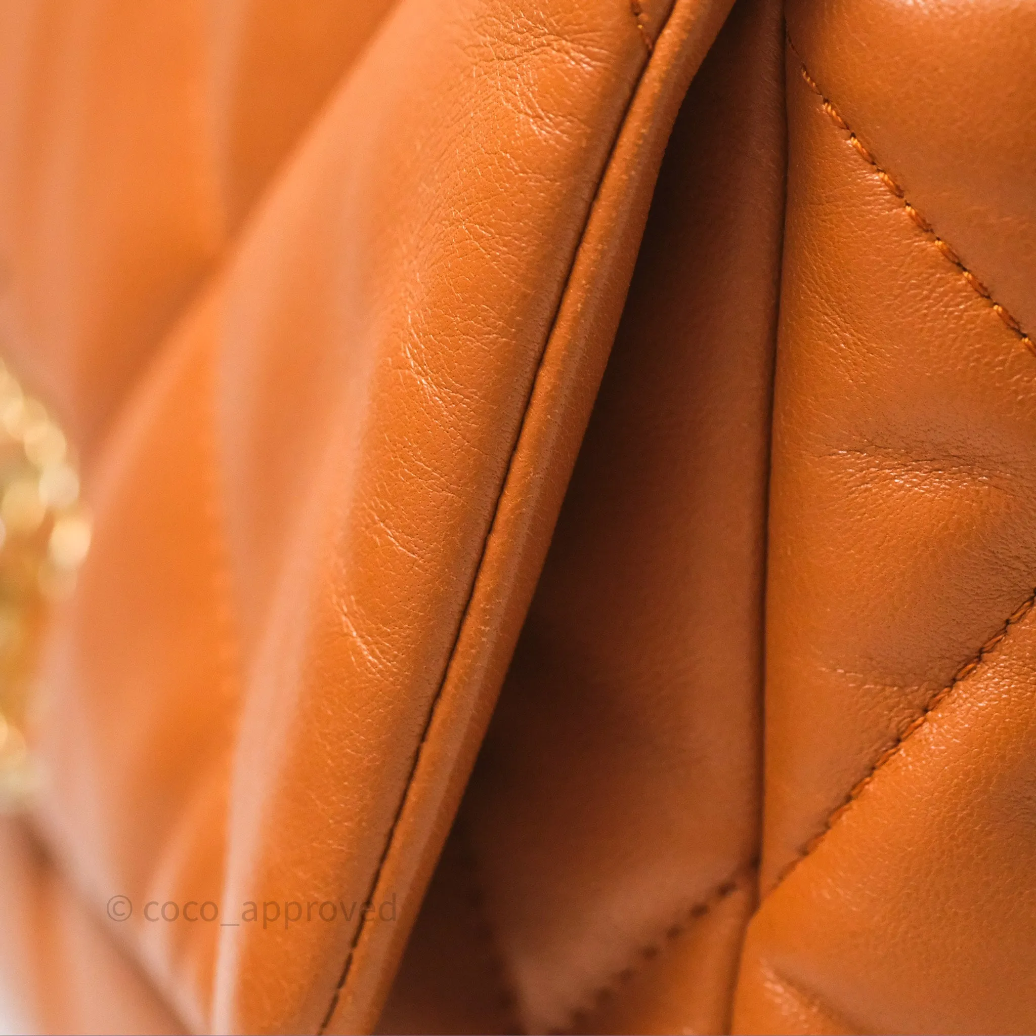 Chanel 19 Small Caramel Mixed Hardware