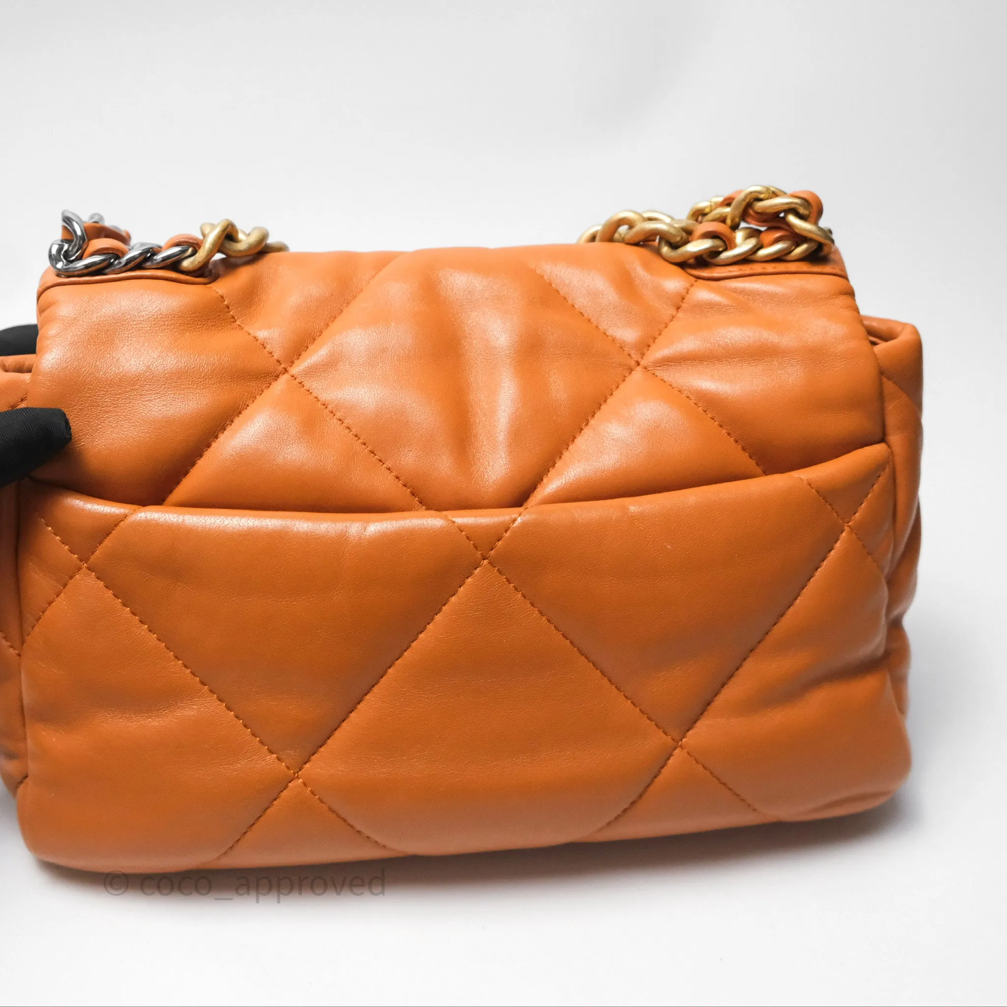 Chanel 19 Small Caramel Mixed Hardware