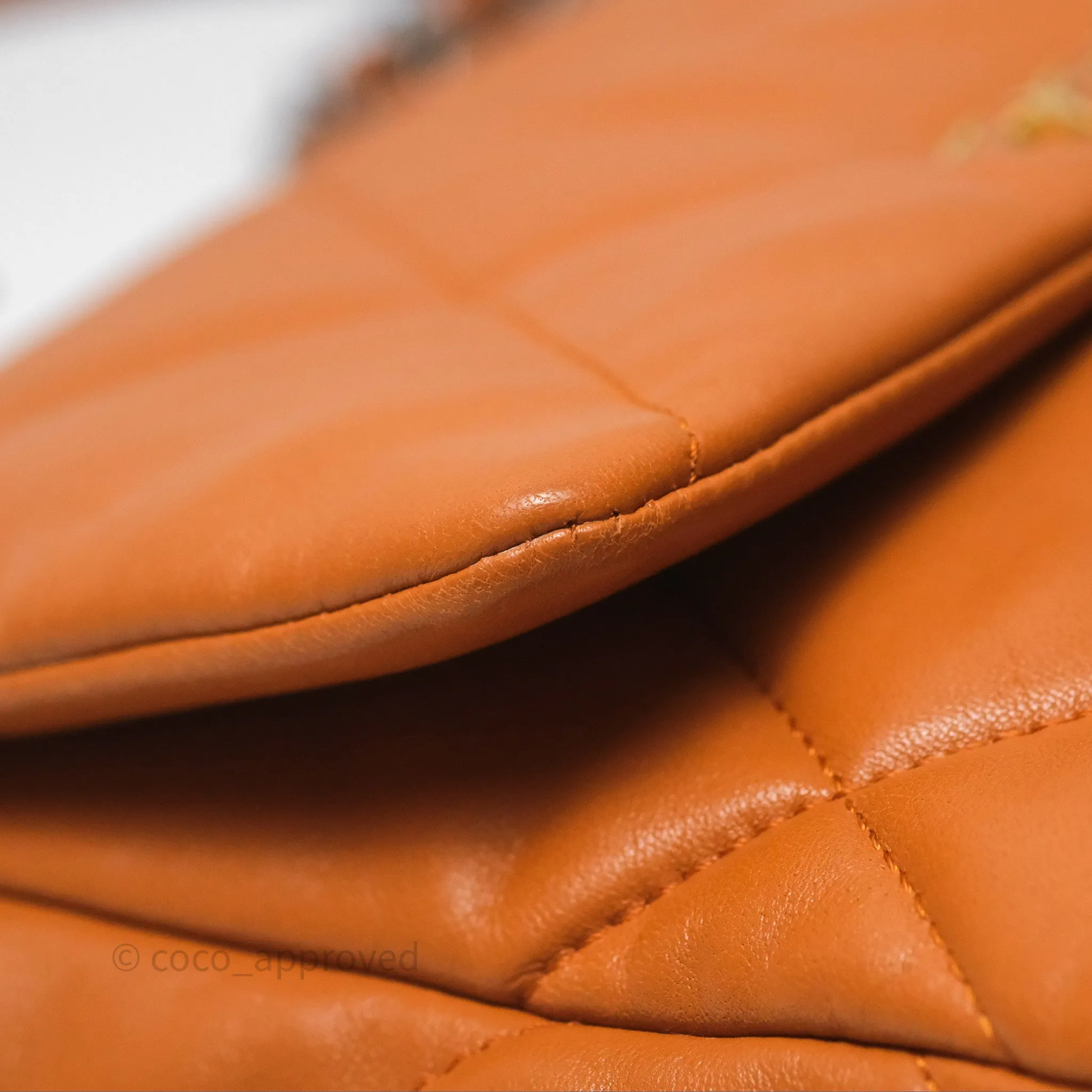 Chanel 19 Small Caramel Mixed Hardware
