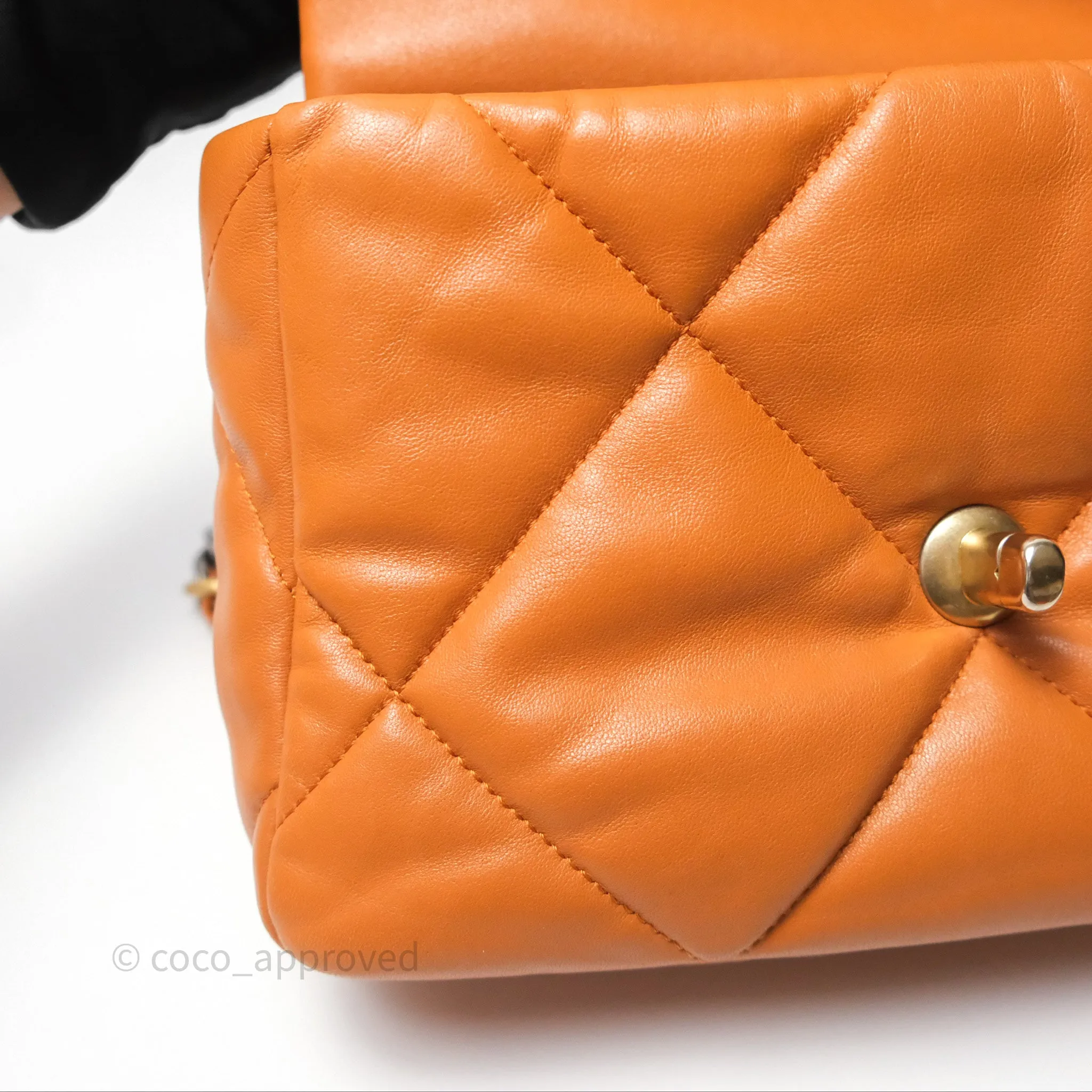 Chanel 19 Small Caramel Mixed Hardware