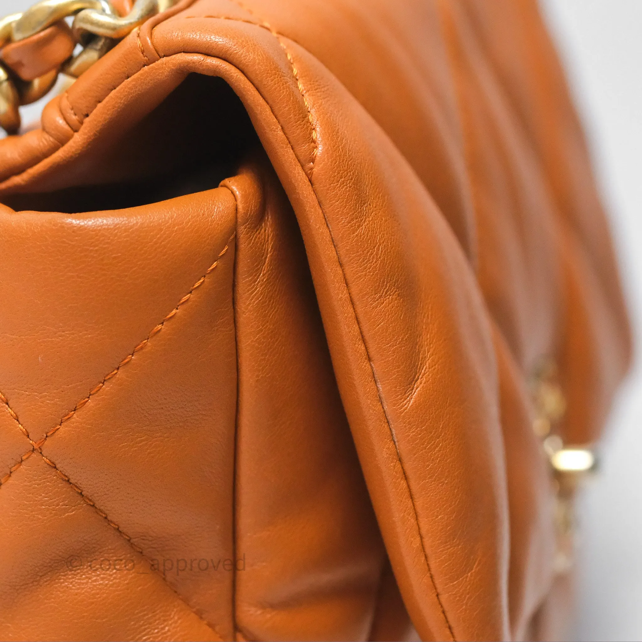 Chanel 19 Small Caramel Mixed Hardware