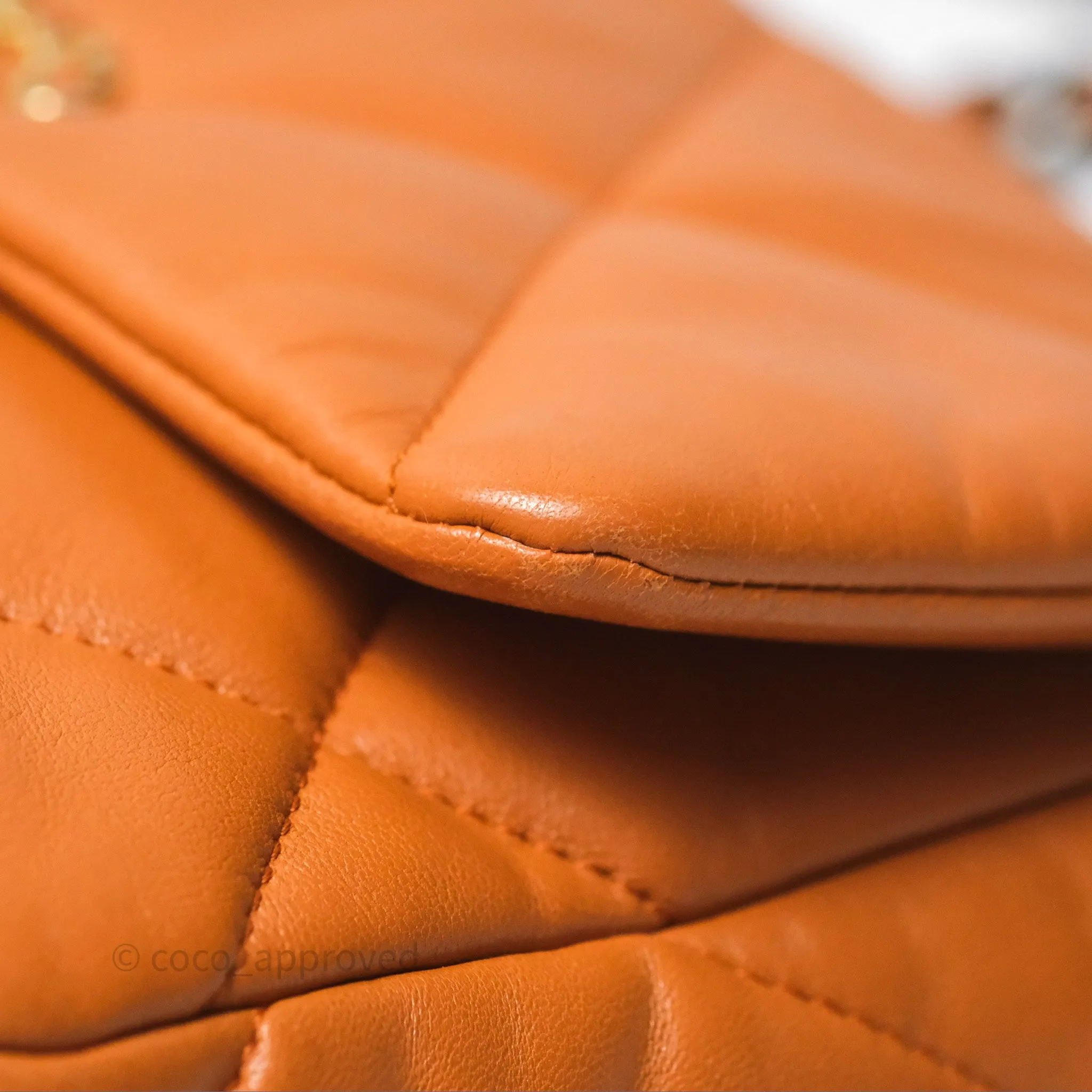 Chanel 19 Small Caramel Mixed Hardware