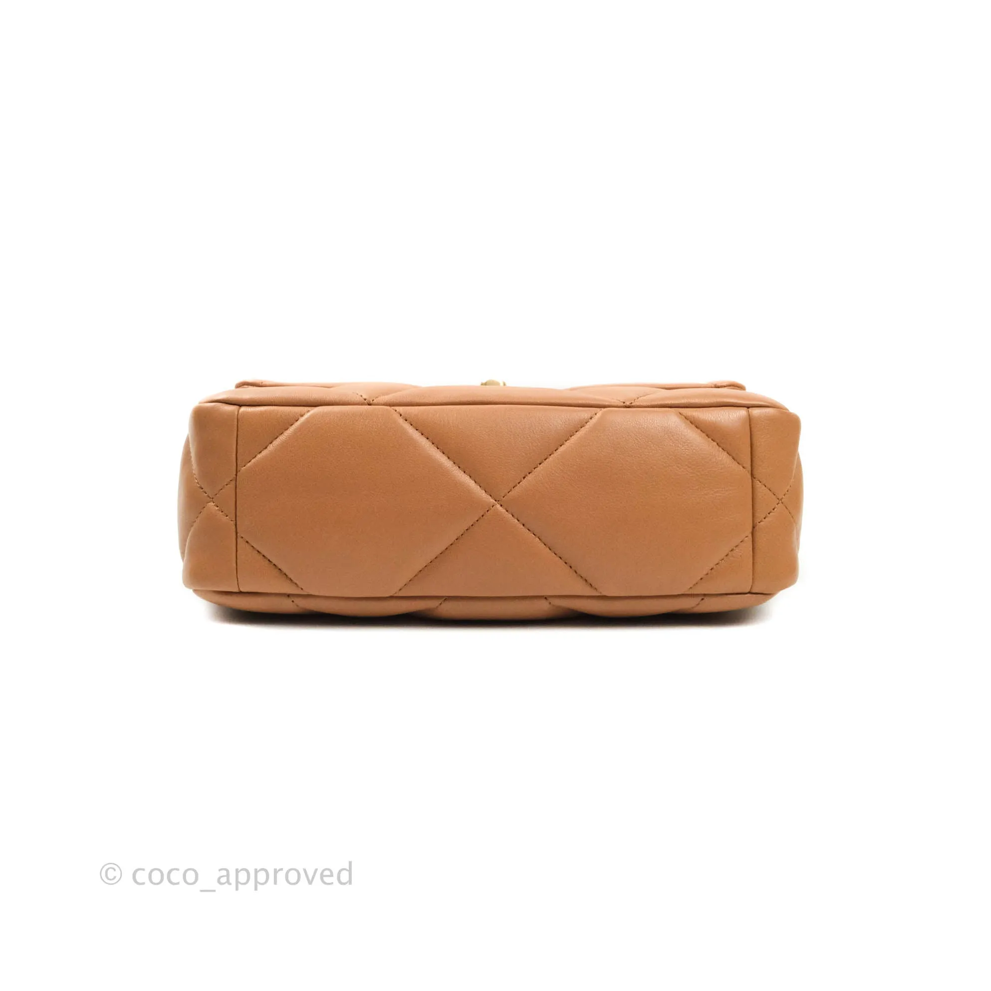 Chanel 19 Small Dark Beige Caramel Mixed Hardware 21P