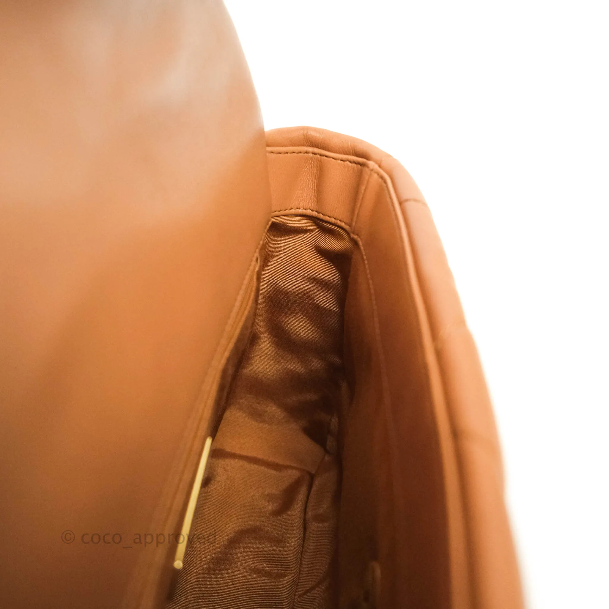 Chanel 19 Small Dark Beige Caramel Mixed Hardware 21P