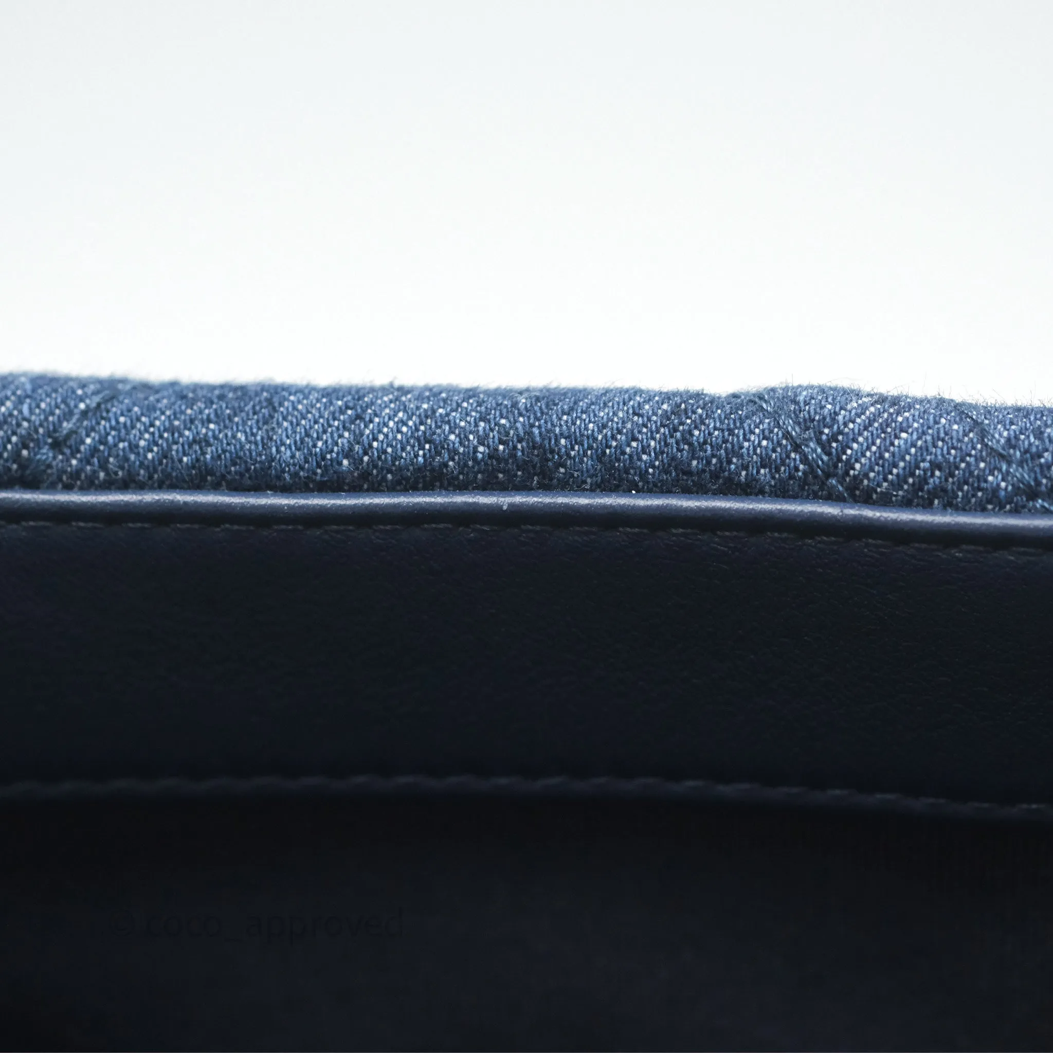 Chanel 19 Small Denim Fabric Mixed Hardware 22P