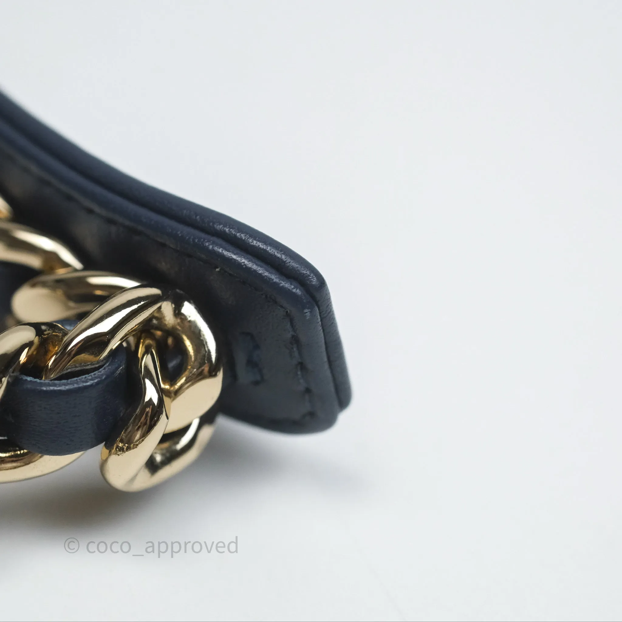 Chanel 19 Small Denim Fabric Mixed Hardware 22P