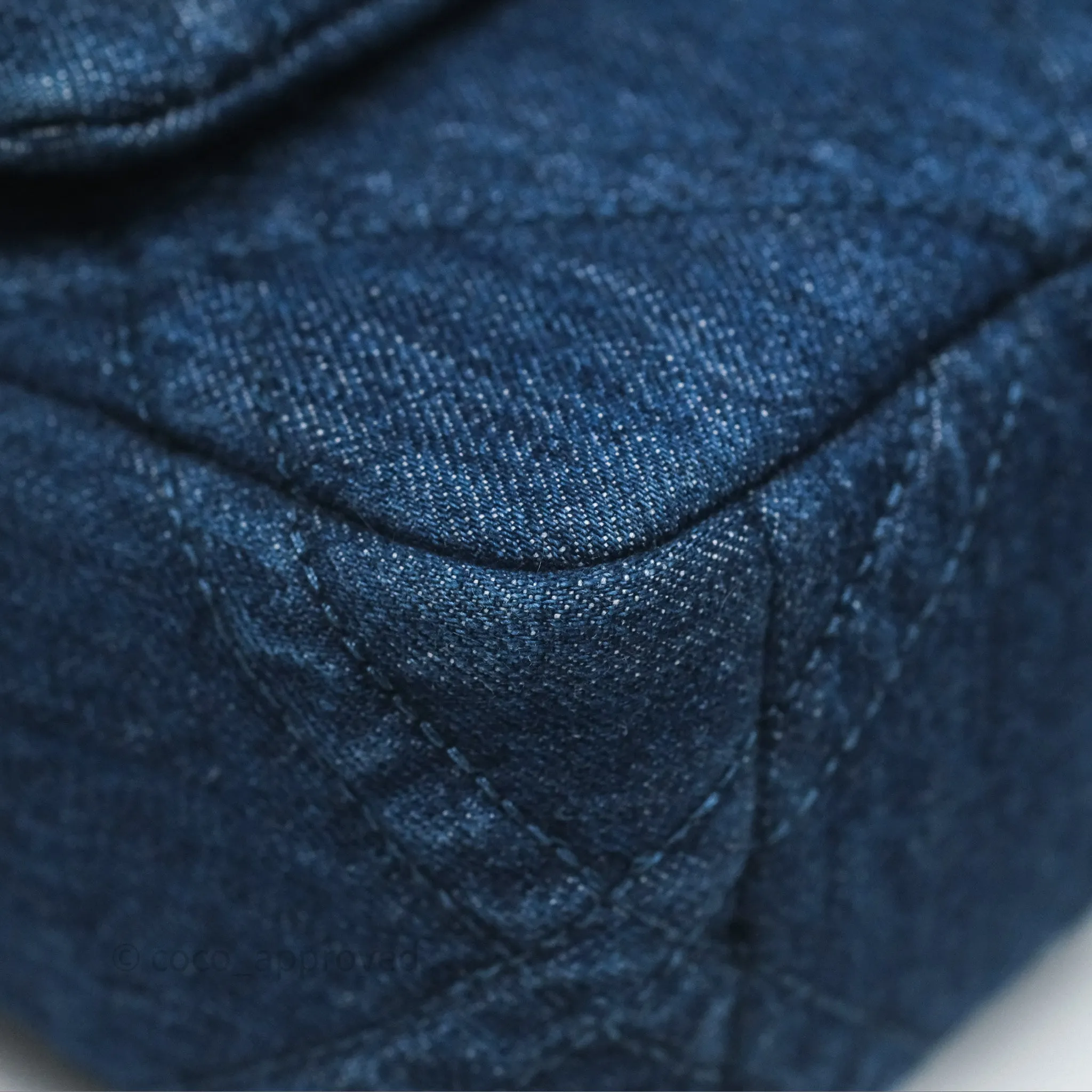 Chanel 19 Small Denim Fabric Mixed Hardware 22P