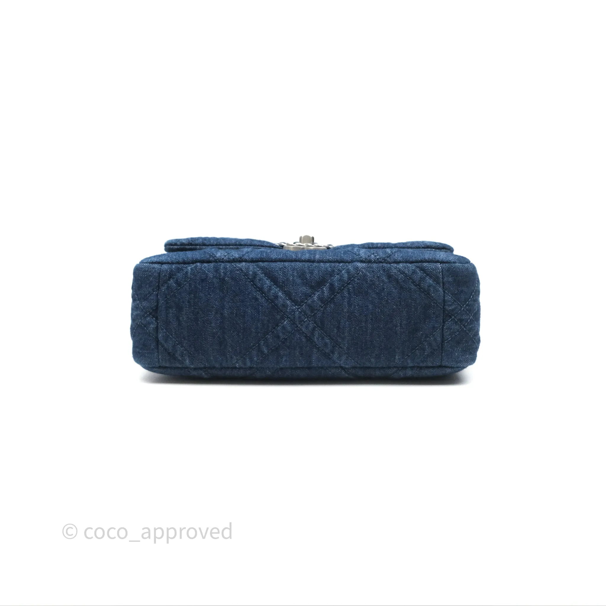 Chanel 19 Small Denim Fabric Mixed Hardware 22P