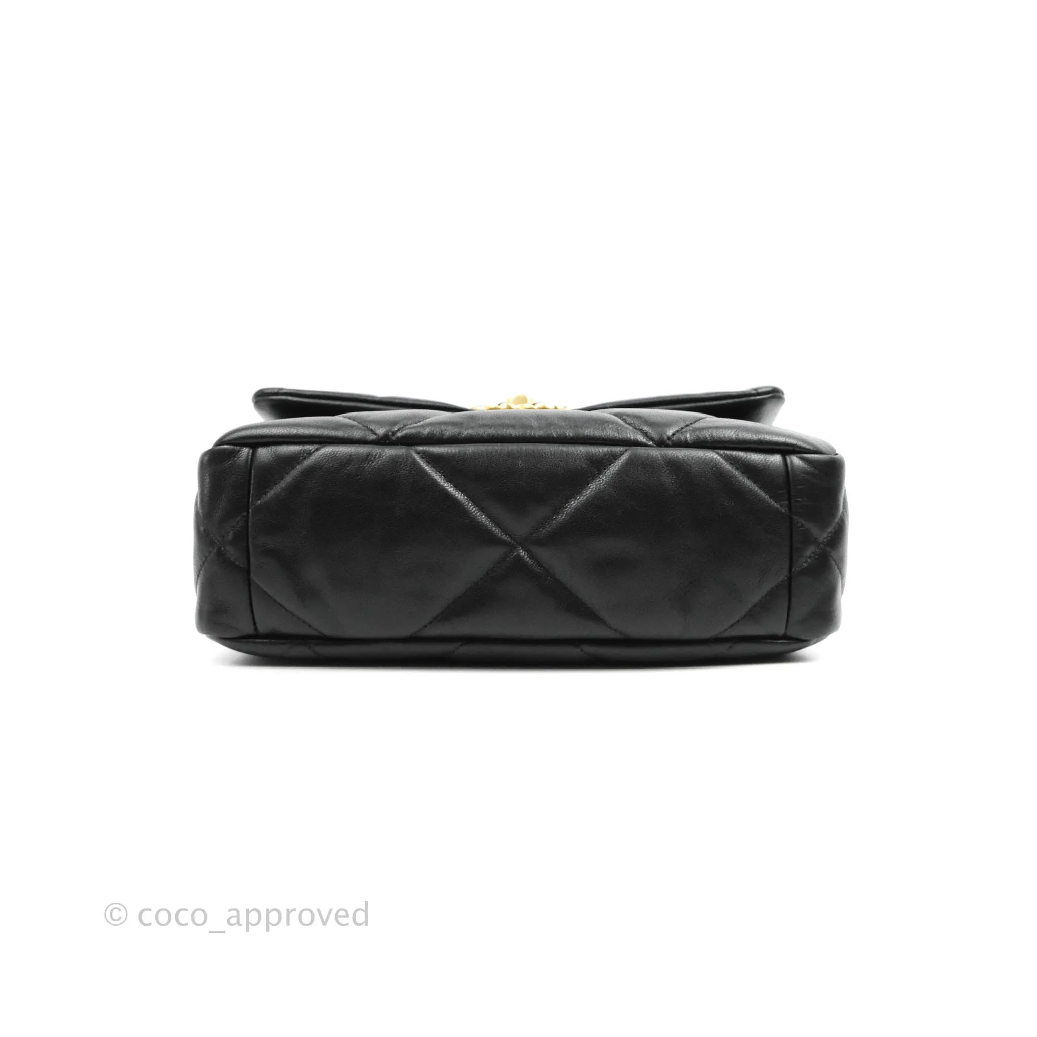 Chanel 19 Small Flap Bag Black Goatskin Mixed Hardware 20K