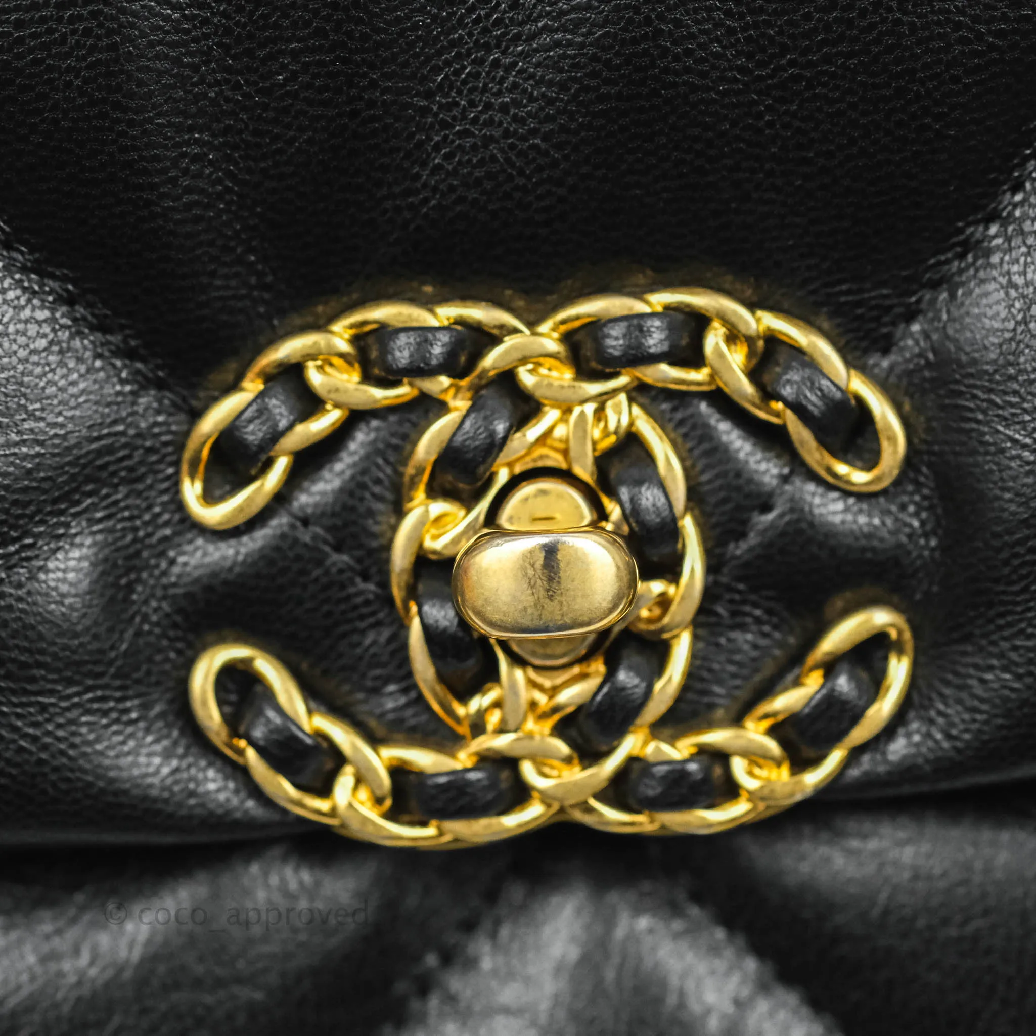 Chanel 19 Small Flap Bag Black Goatskin Mixed Hardware 20K