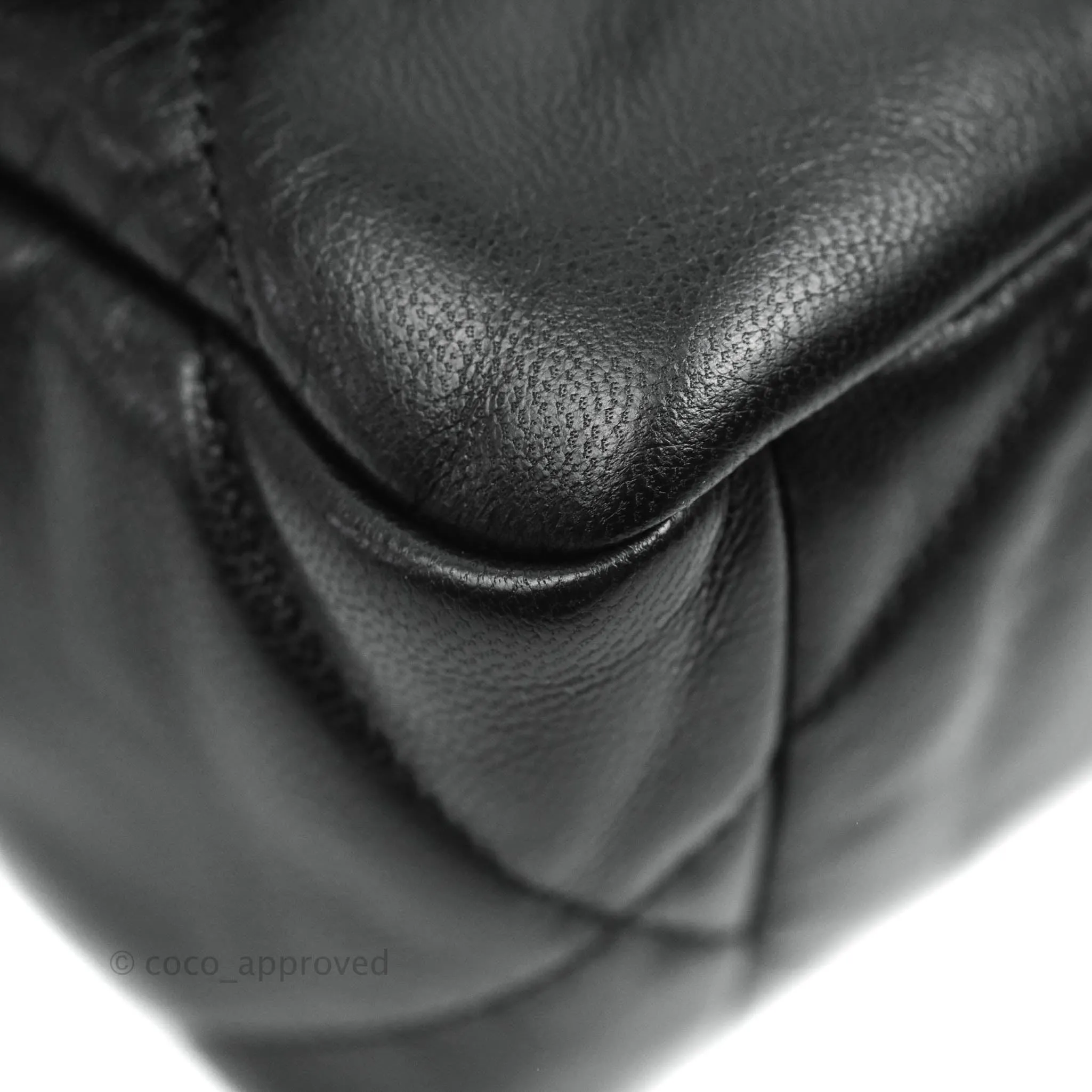 Chanel 19 Small Flap Bag Black Goatskin Mixed Hardware 20K