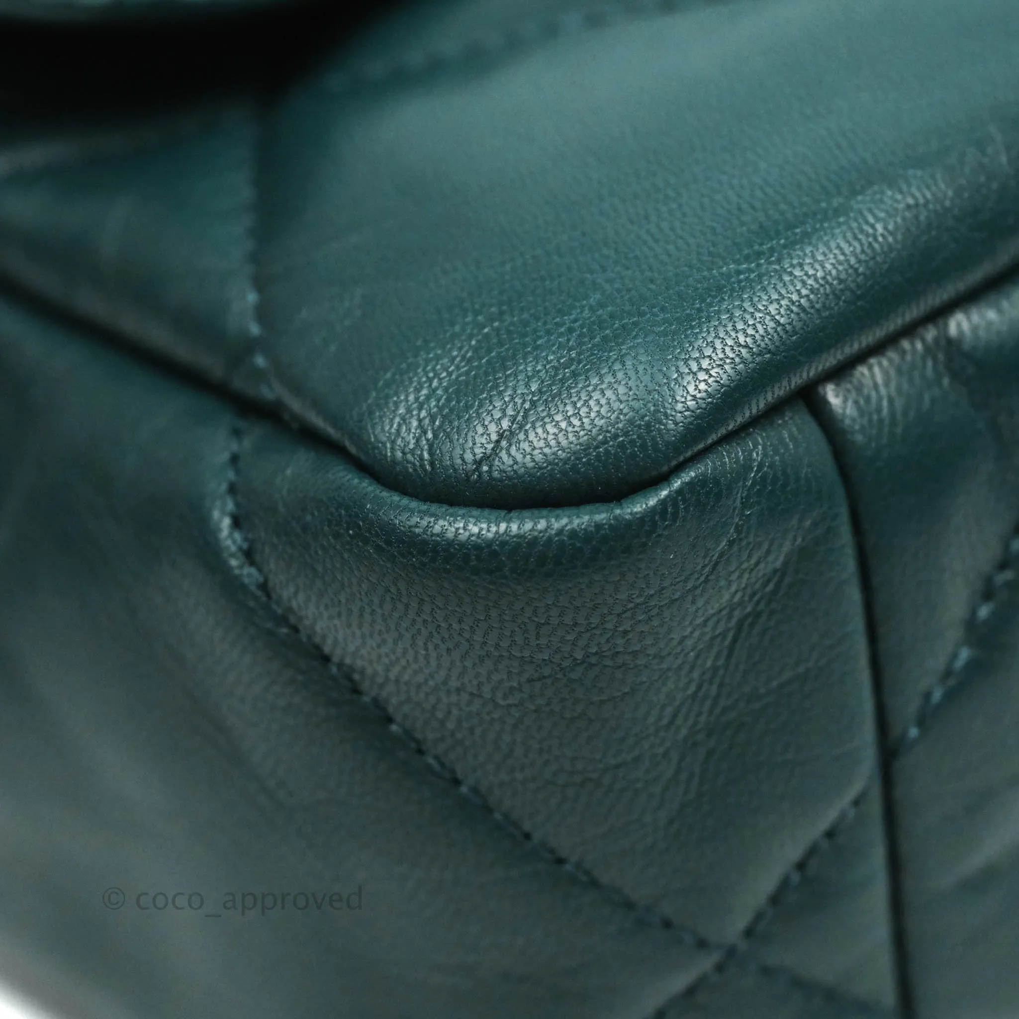 Chanel 19 Small Green Mixed Hardware