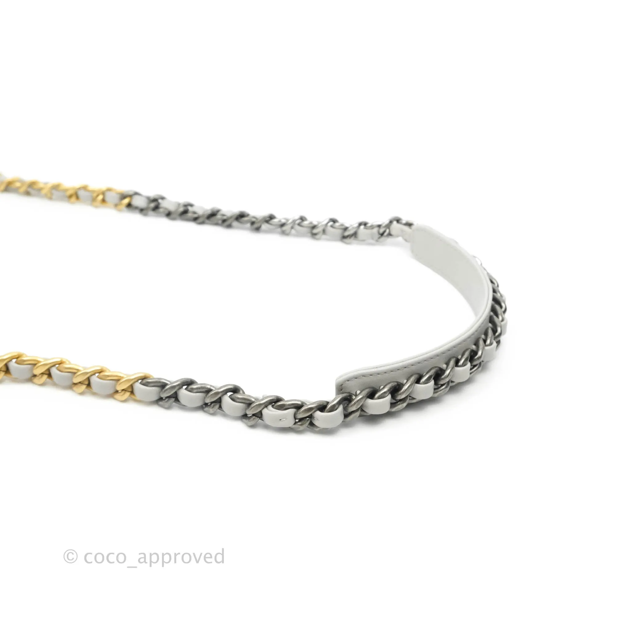 Chanel 19 Small Grey Lambskin Mixed Hardware