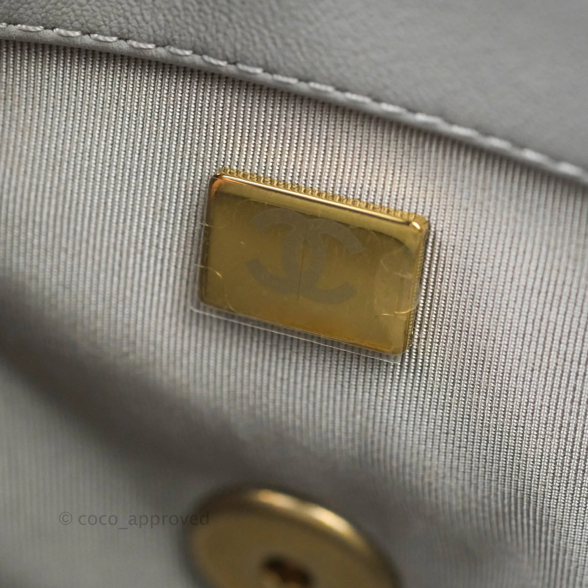 Chanel 19 Small Grey Mixed Hardware 21B