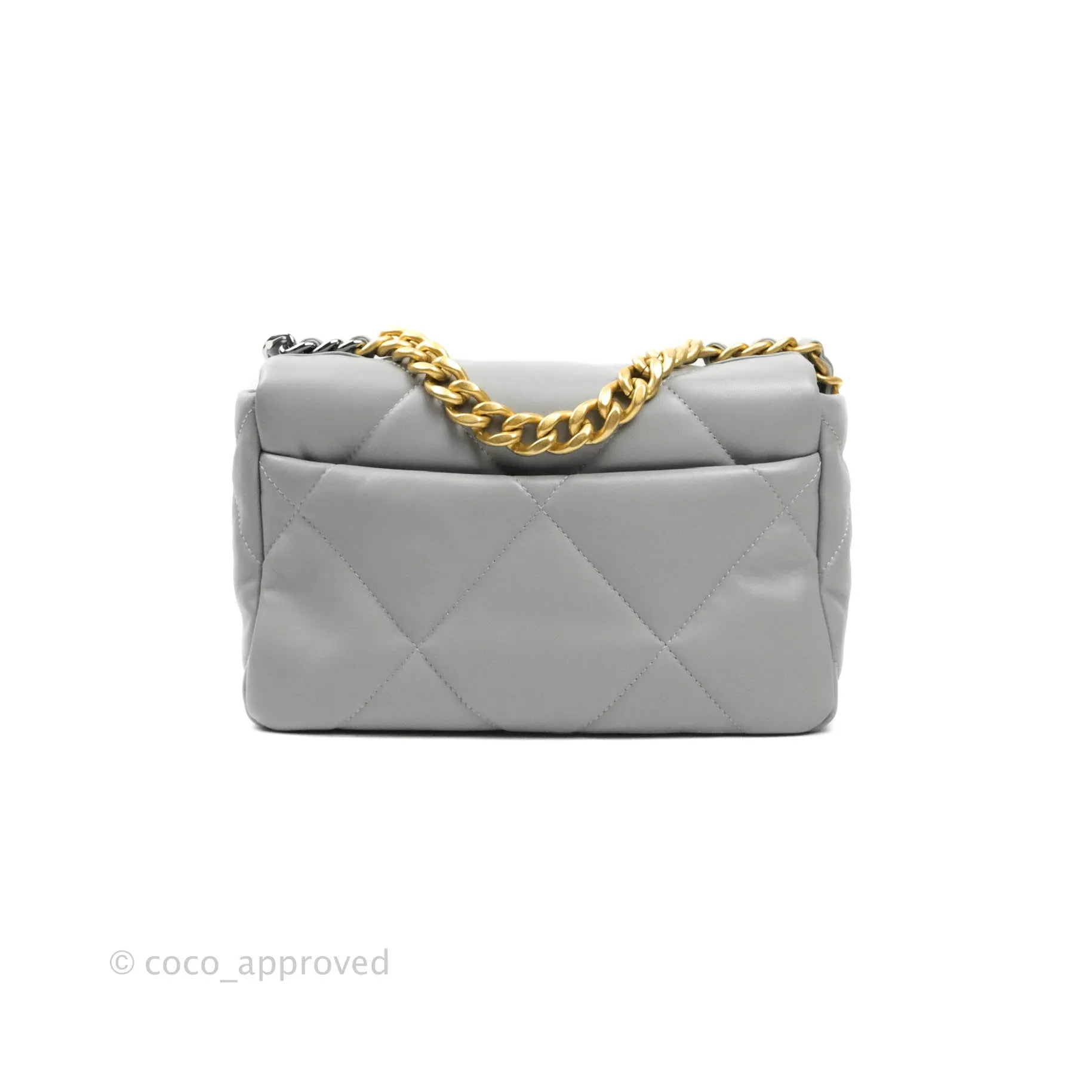 Chanel 19 Small Grey Mixed Hardware 21B