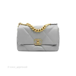 Chanel 19 Small Grey Mixed Hardware 21B