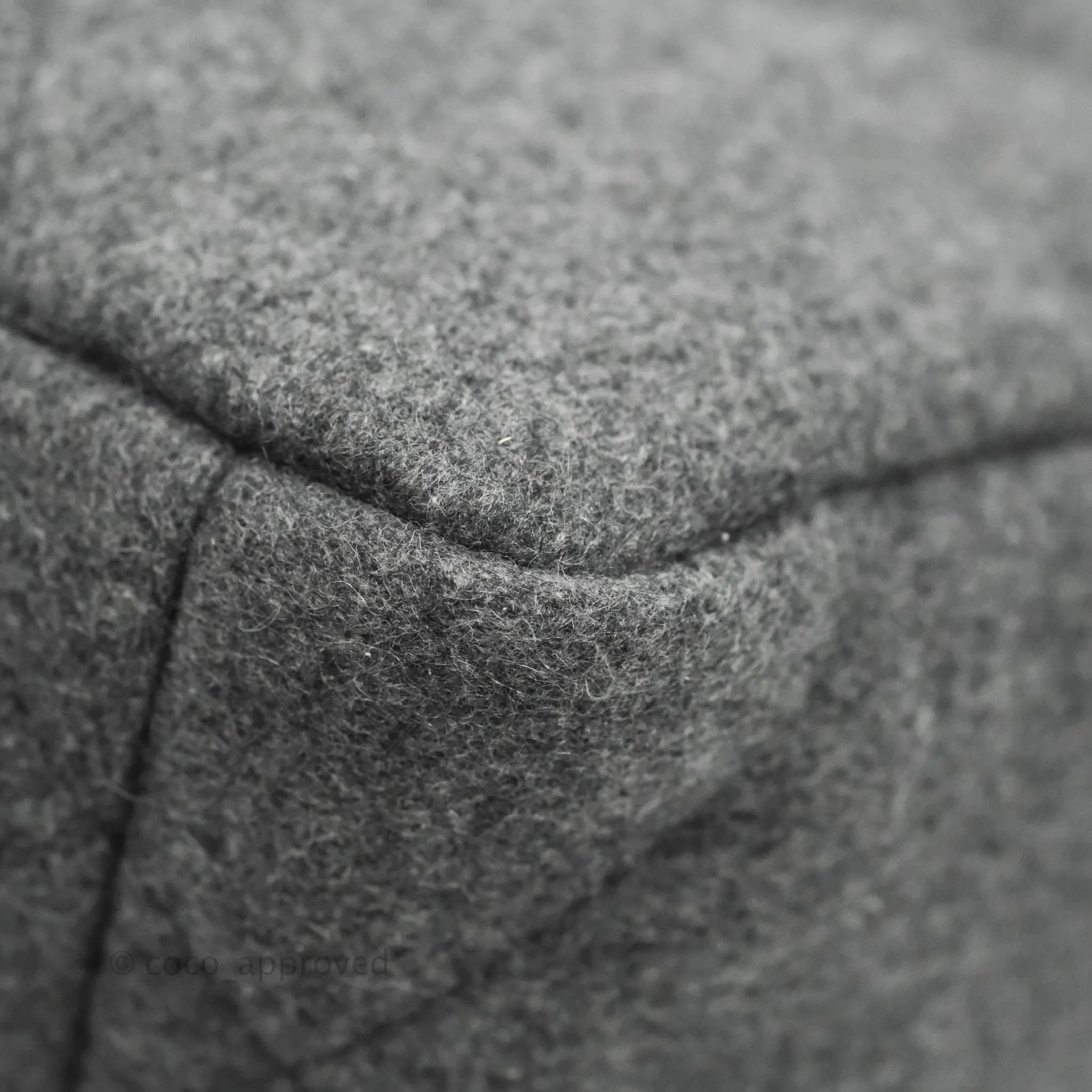 Chanel 19 Small Grey Wool Fabric Mixed Hardware